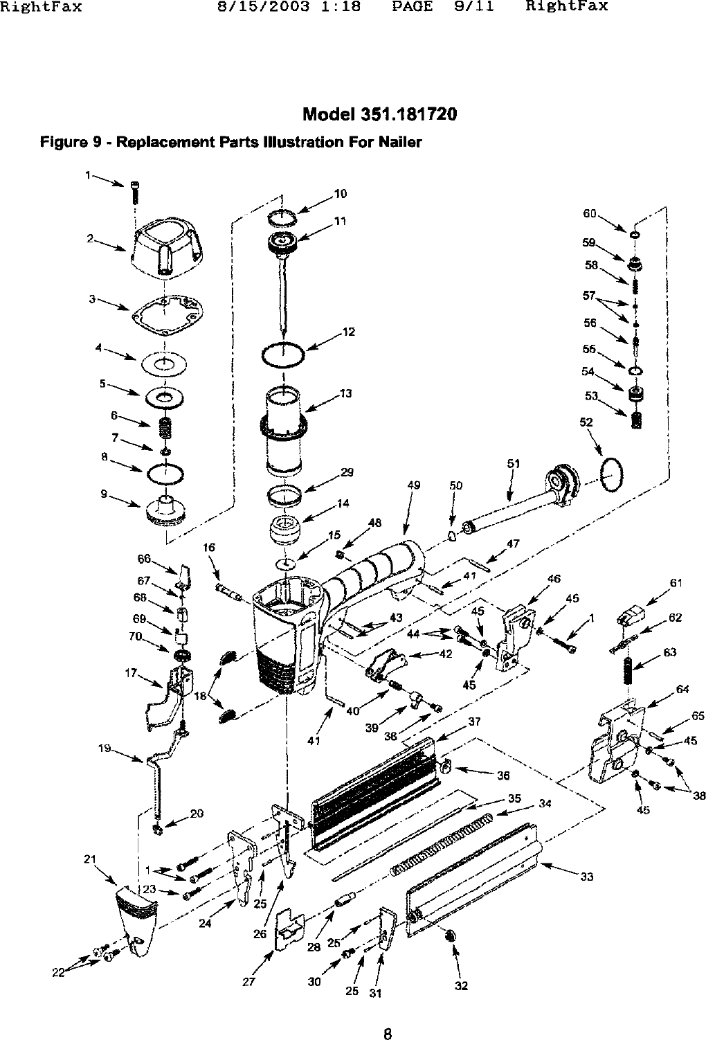 Page 8 of 10 - Craftsman 351181720 User Manual  NAILER - Manuals And Guides L0308386