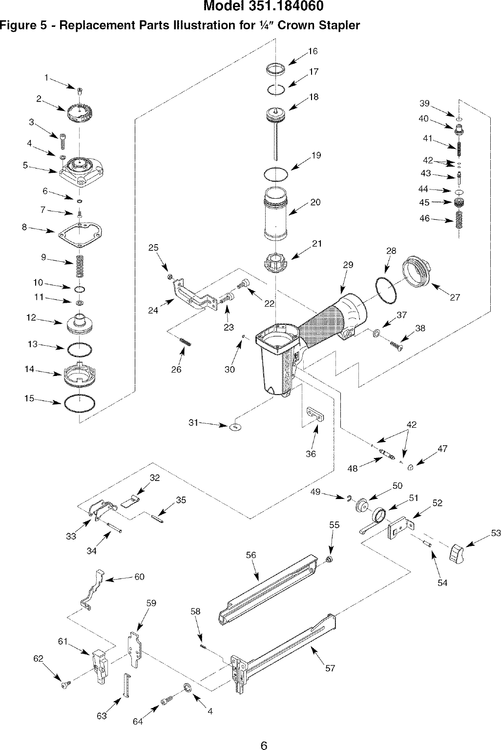 Page 6 of 12 - Craftsman 351184060 User Manual  CROWN STAPLER - Manuals And Guides L0711533