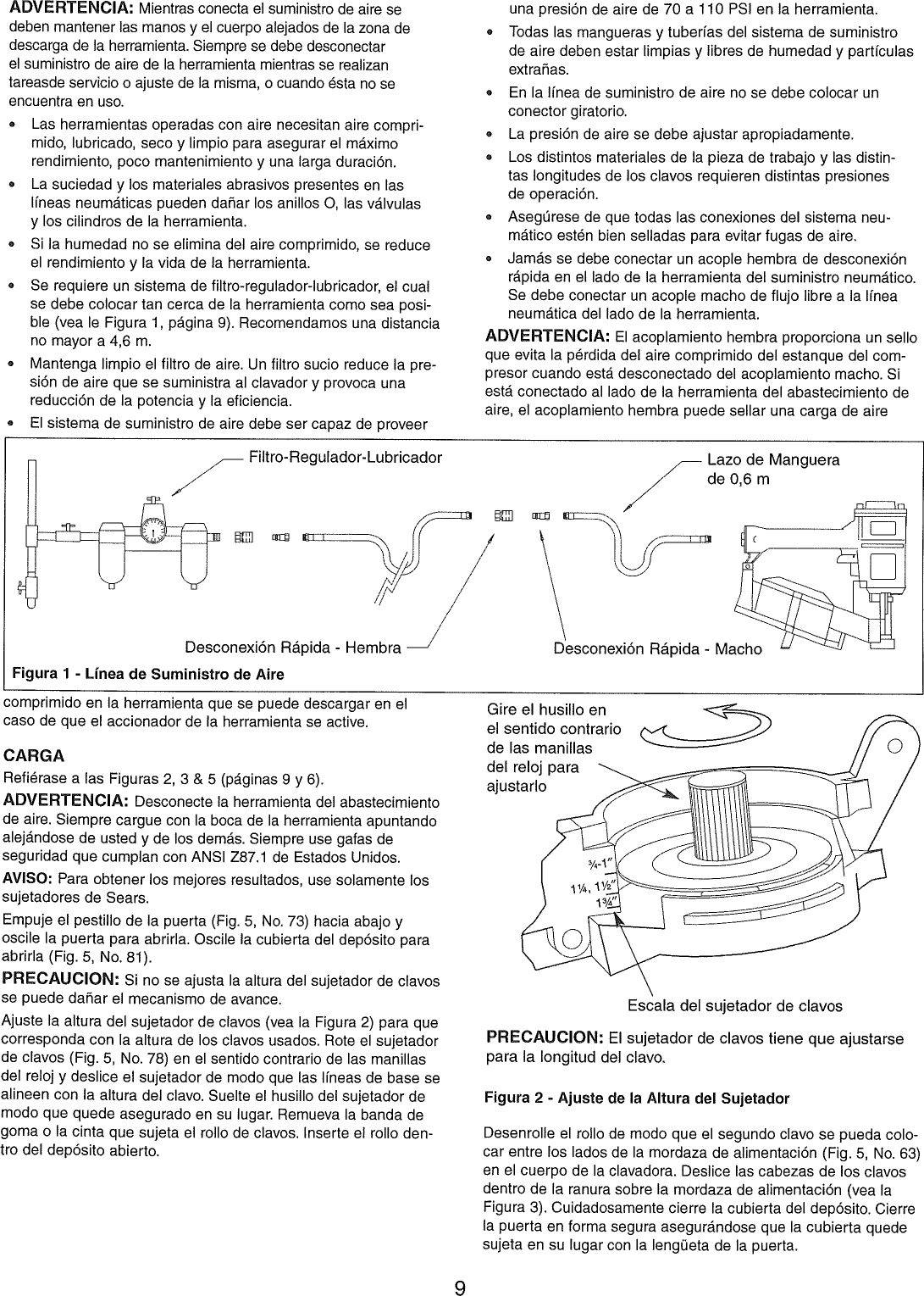 Page 9 of 12 - Craftsman 351184440 1008734L User Manual  ROOFING NAILER - Manuals And Guides