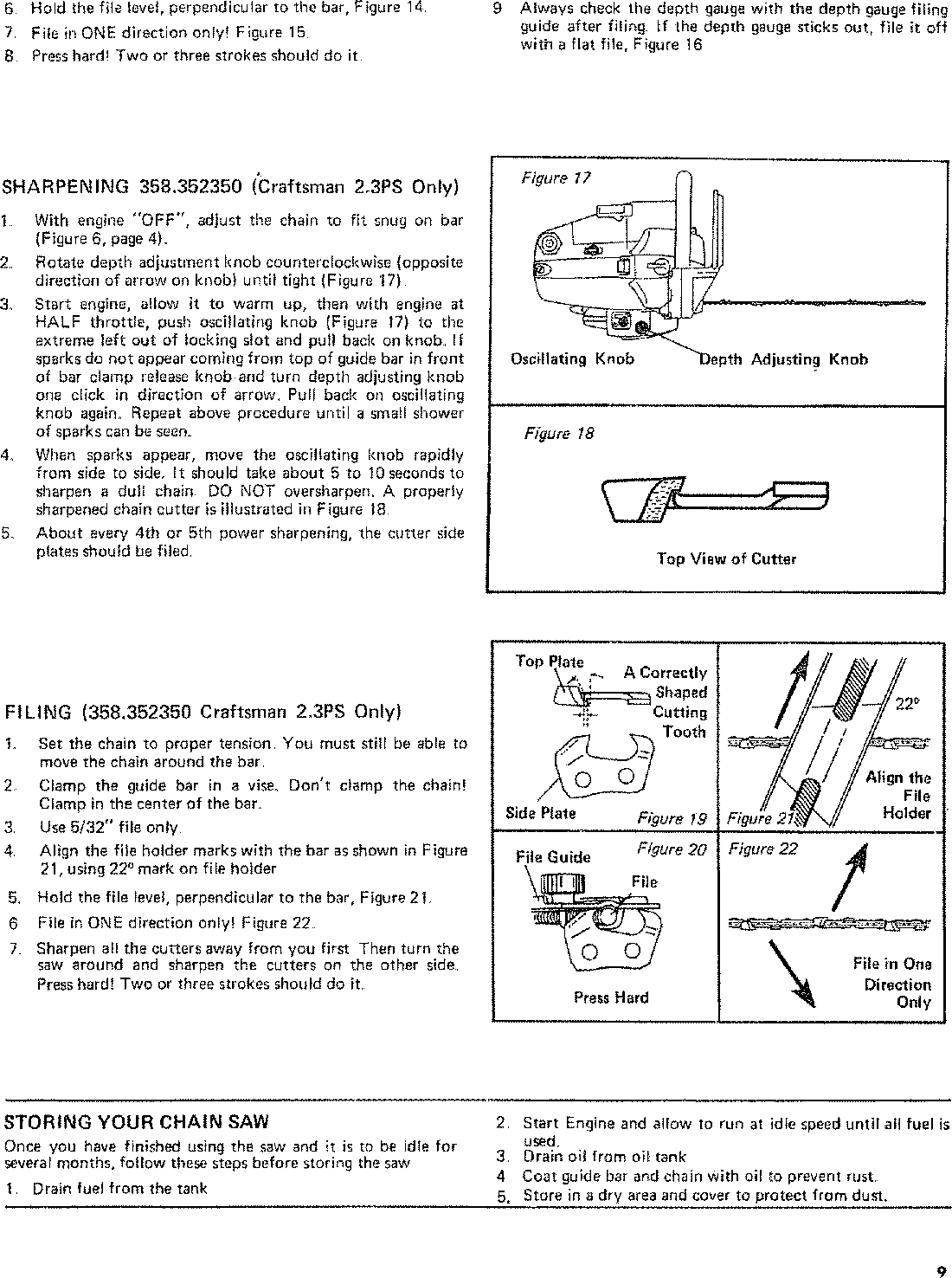 Page 10 of 10 - Craftsman 358352320 User Manual  CHAIN SAW - Manuals And Guides L0806100