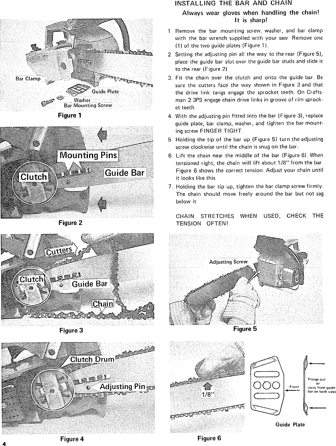 Page 4 of 10 - Craftsman 358352320 User Manual  CHAIN SAW - Manuals And Guides L0806100