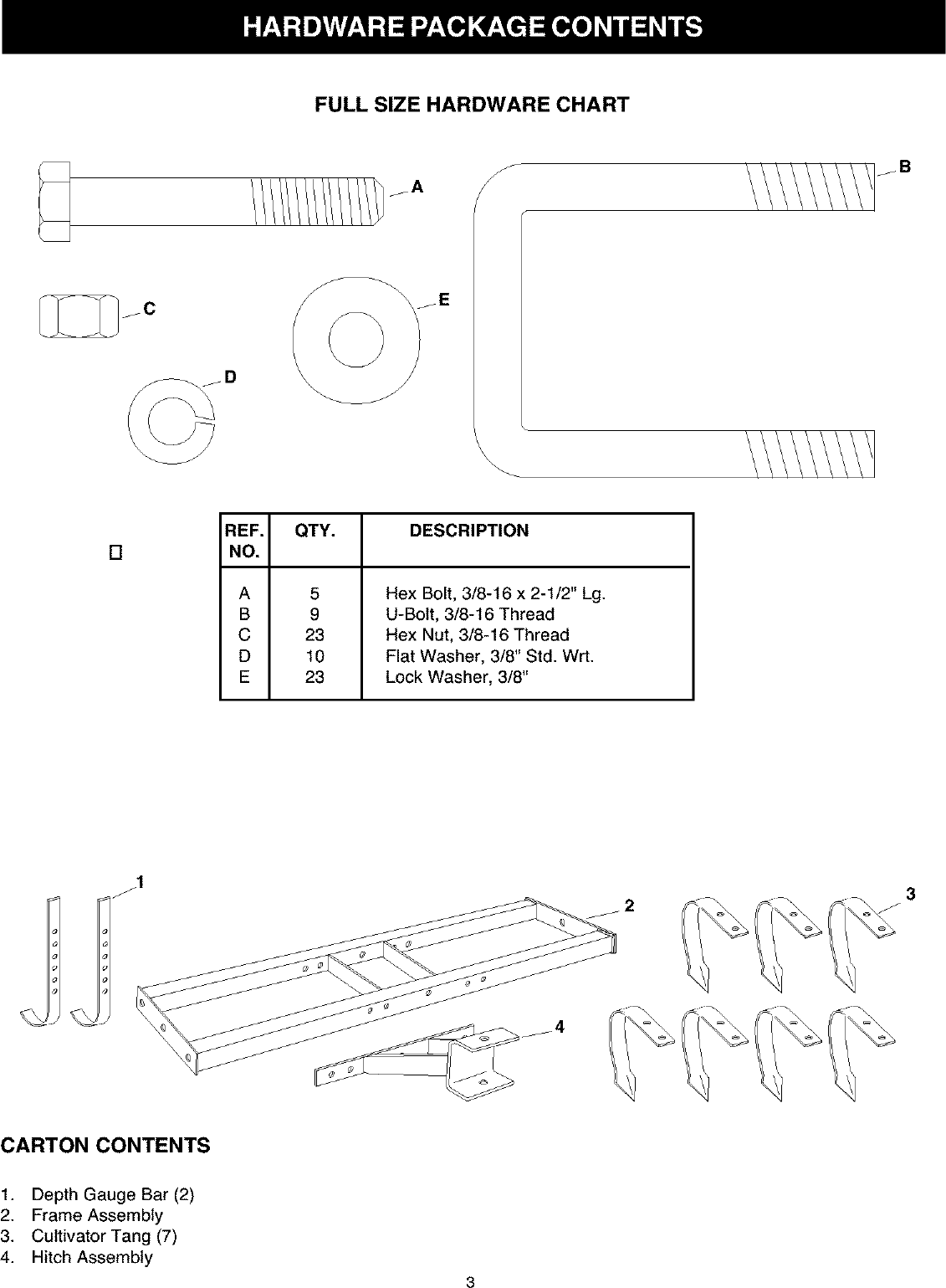 Page 3 of 8 - Craftsman 486242051 User Manual  CULTIVATOR - Manuals And Guides L0303043