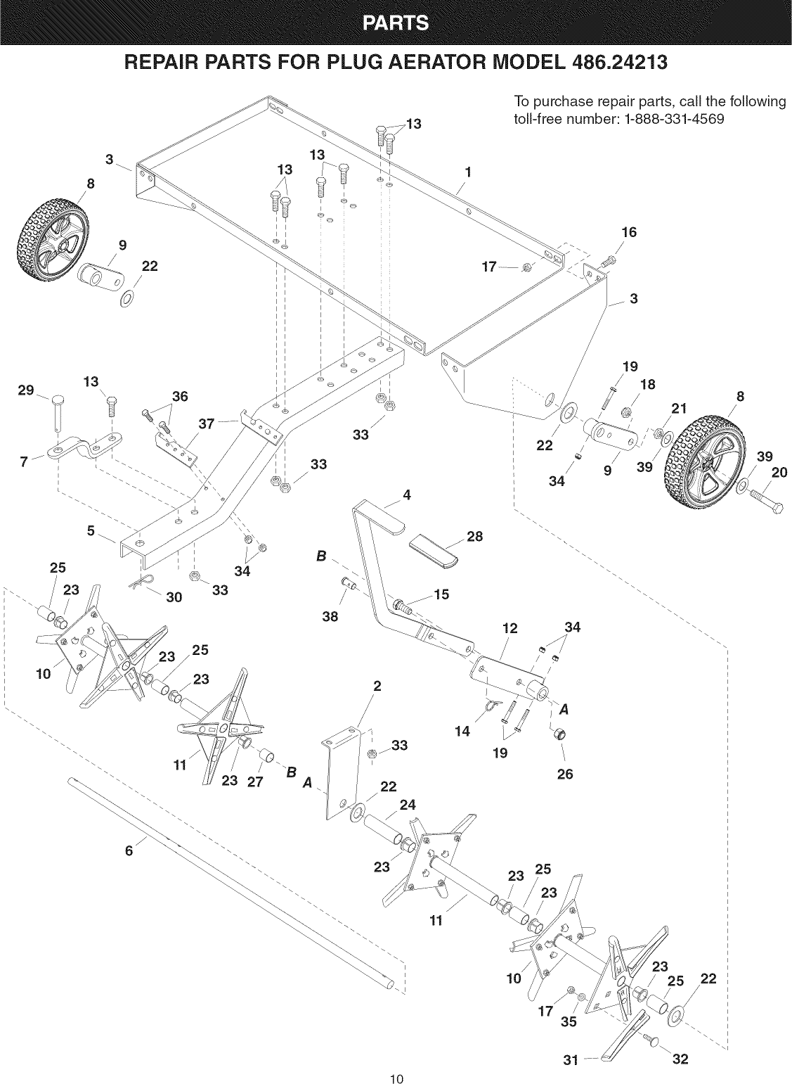 Page 10 of 12 - Craftsman 48624213 1602004L User Manual  40 PLUG AERATOR - Manuals And Guides