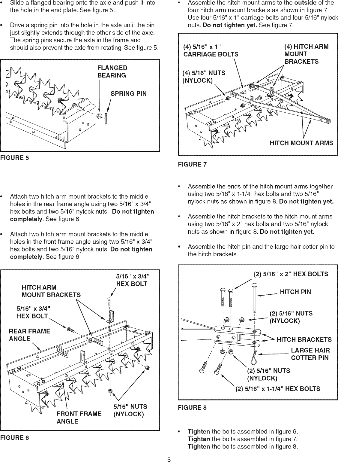 Page 5 of 12 - Craftsman 48624309 1602001L User Manual  SPIKE AERATOR - Manuals And Guides