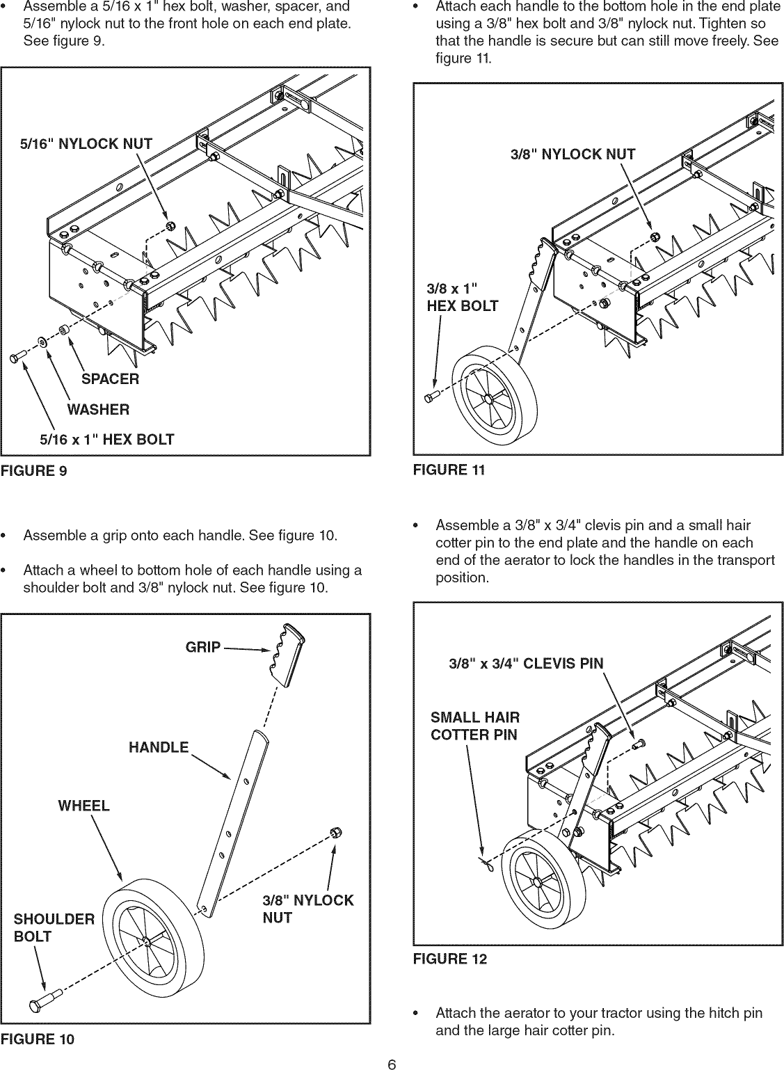 Page 6 of 12 - Craftsman 48624309 1602001L User Manual  SPIKE AERATOR - Manuals And Guides