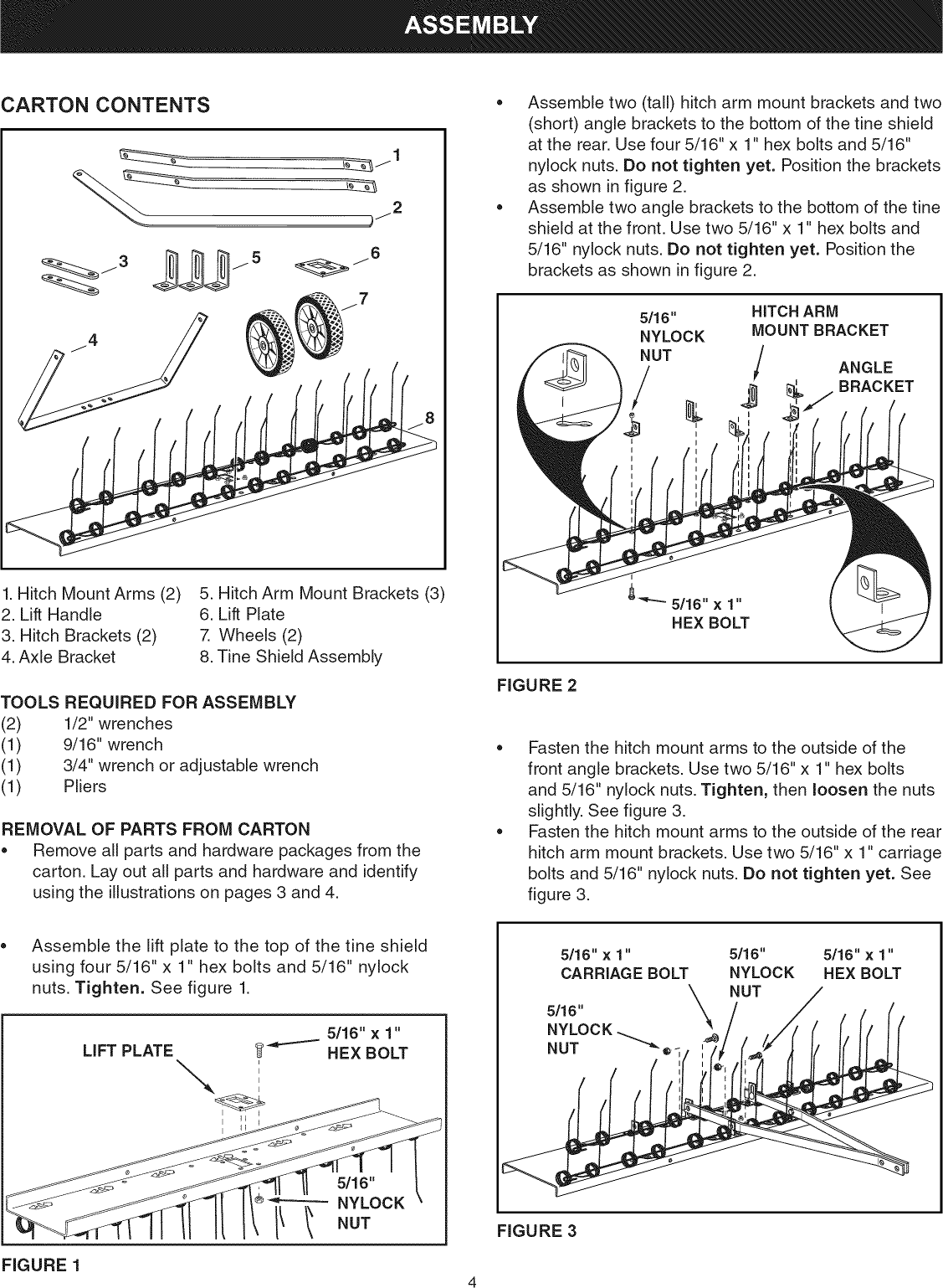 Craftsman 48624310 1602007L User Manual TINE DETHATCHER Manuals And Guides