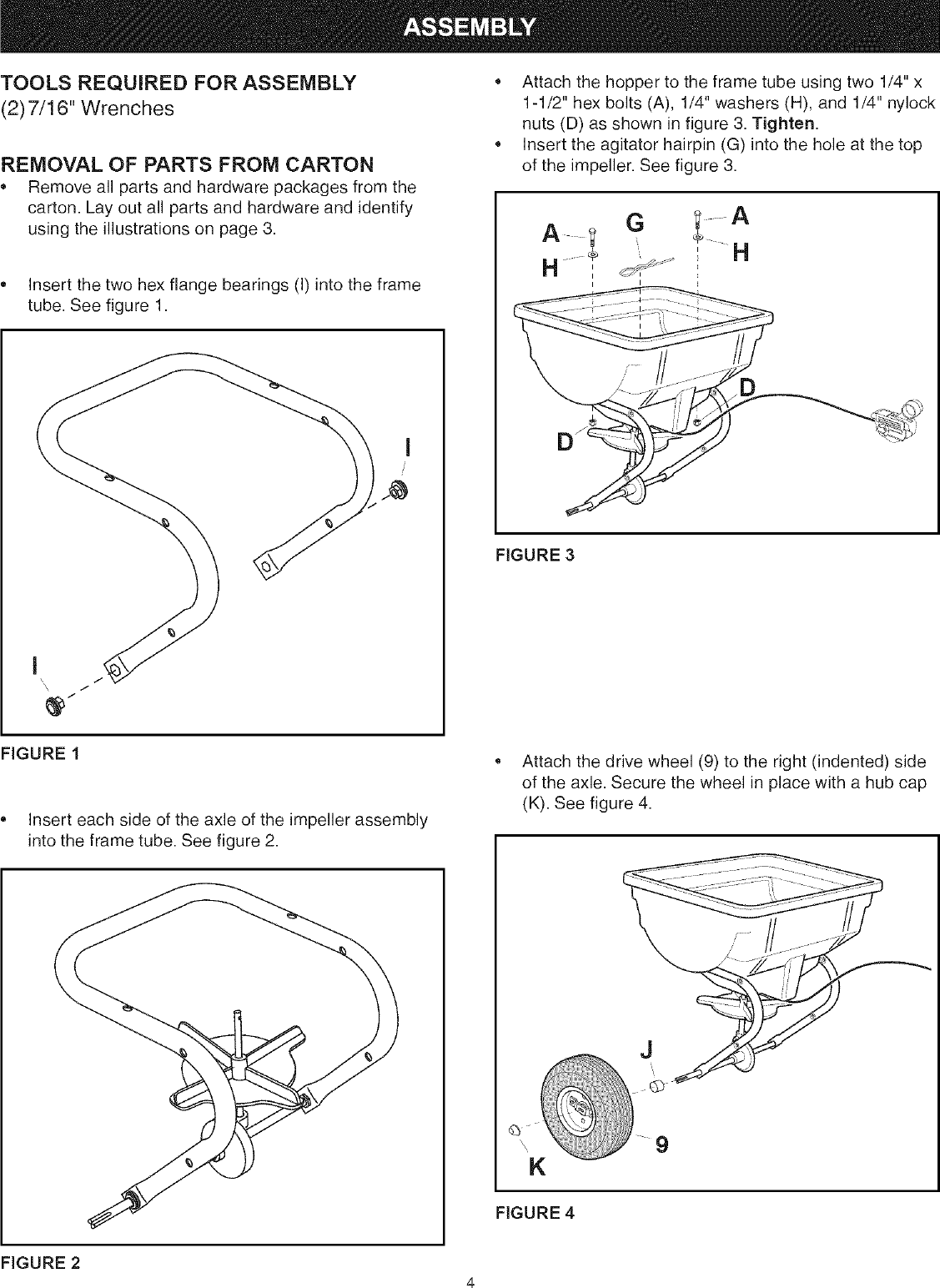 Page 4 of 12 - Craftsman 486243223 User Manual  SPREADER - Manuals And Guides L0803261