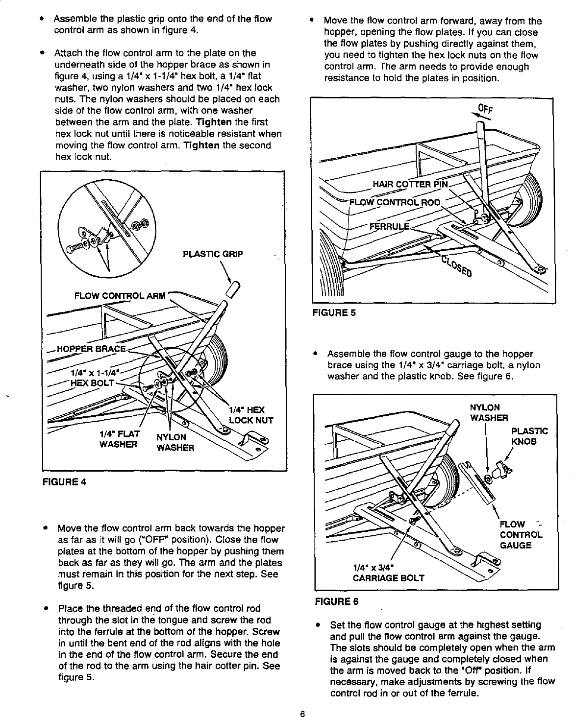 Page 6 of 12 - Craftsman 48624494 User Manual  42 POLY DROP SPREADER - Manuals And Guides 99030650
