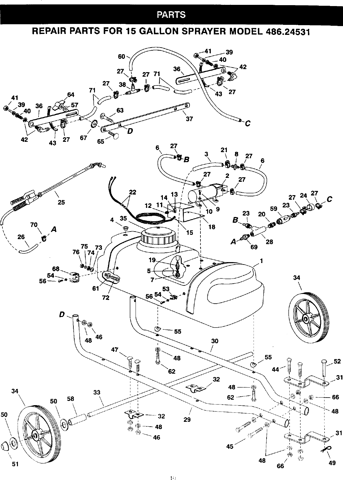 Page 10 of 12 - Craftsman 48624531 User Manual  Power Sprayer - Manuals And Guides L0030095