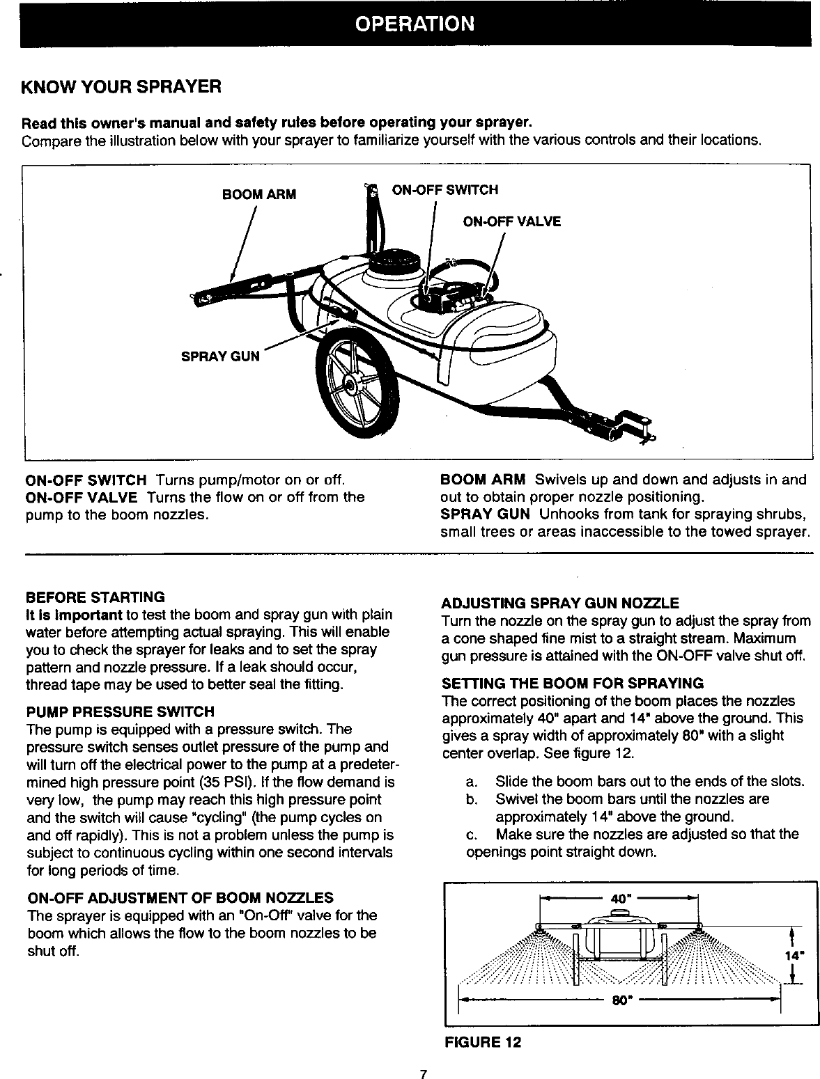 Page 7 of 12 - Craftsman 48624531 User Manual  Power Sprayer - Manuals And Guides L0030095