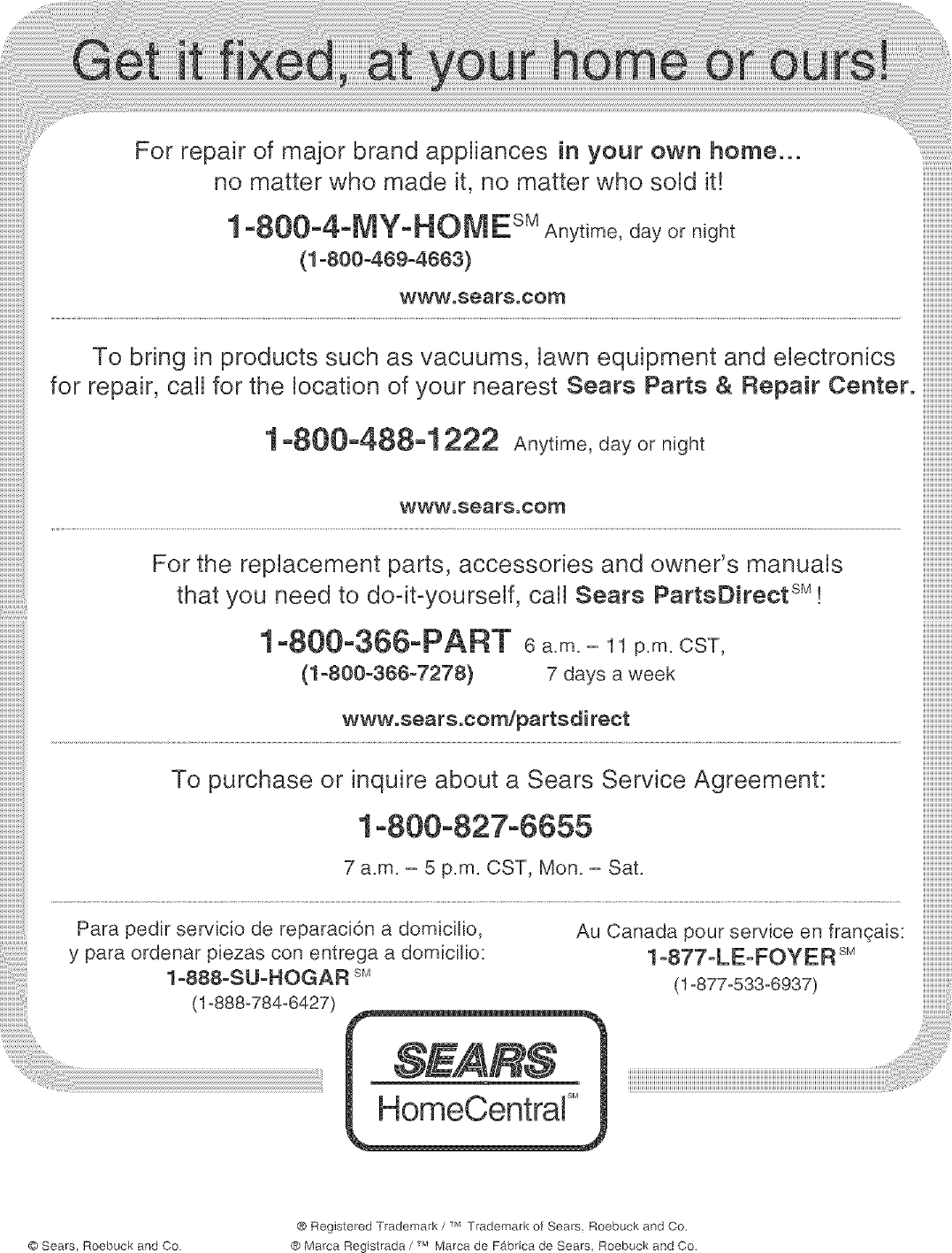 Page 8 of 8 - Craftsman 48624537 User Manual  48 SLEEVE HITCH ROCK RAKE - Manuals And Guides L0503116