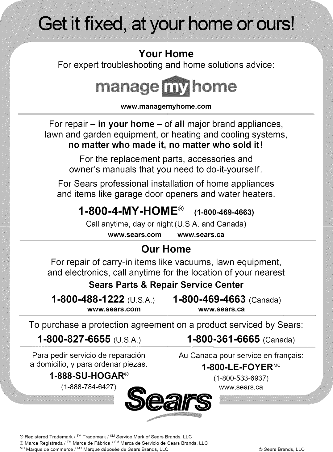Page 12 of 12 - Craftsman 48624594 User Manual  SPREADER - Manuals And Guides L0812625
