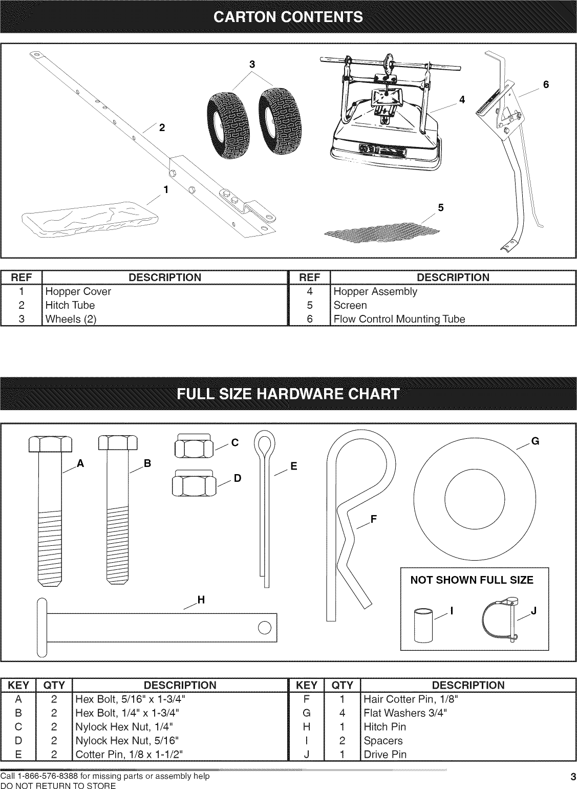 Page 3 of 12 - Craftsman 48624594 User Manual  SPREADER - Manuals And Guides L0812625