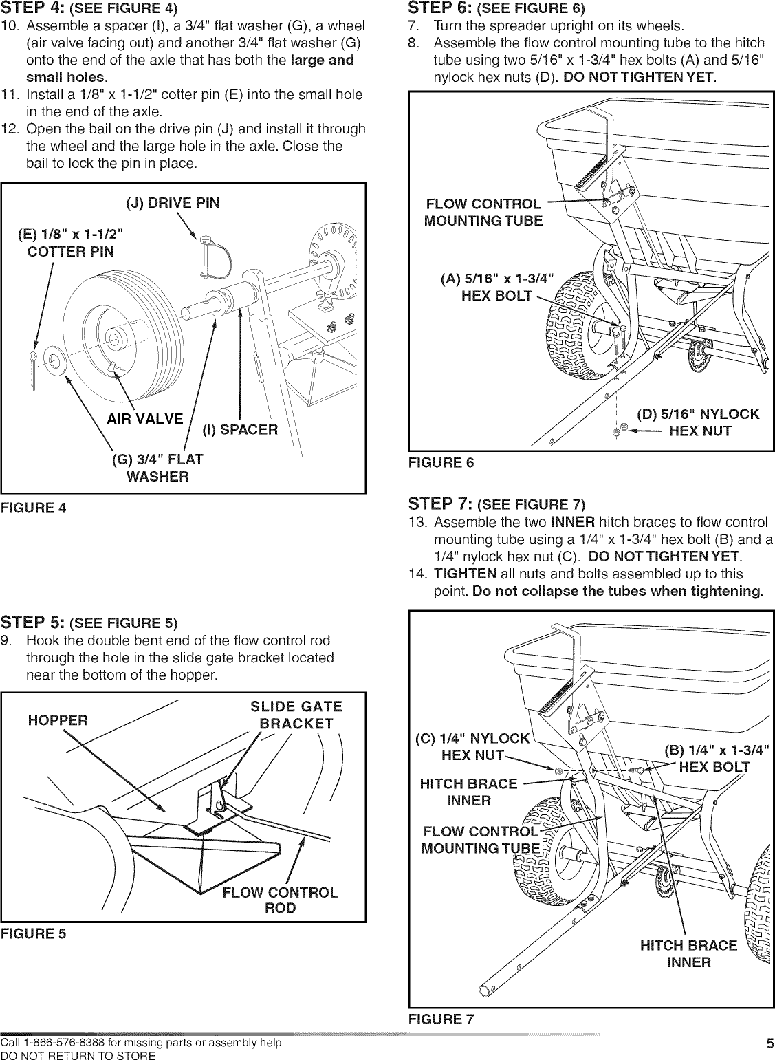 Page 5 of 12 - Craftsman 48624594 User Manual  SPREADER - Manuals And Guides L0812625