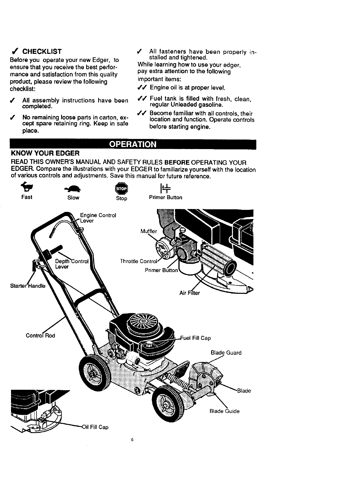 Craftsman edger carburetor diagram