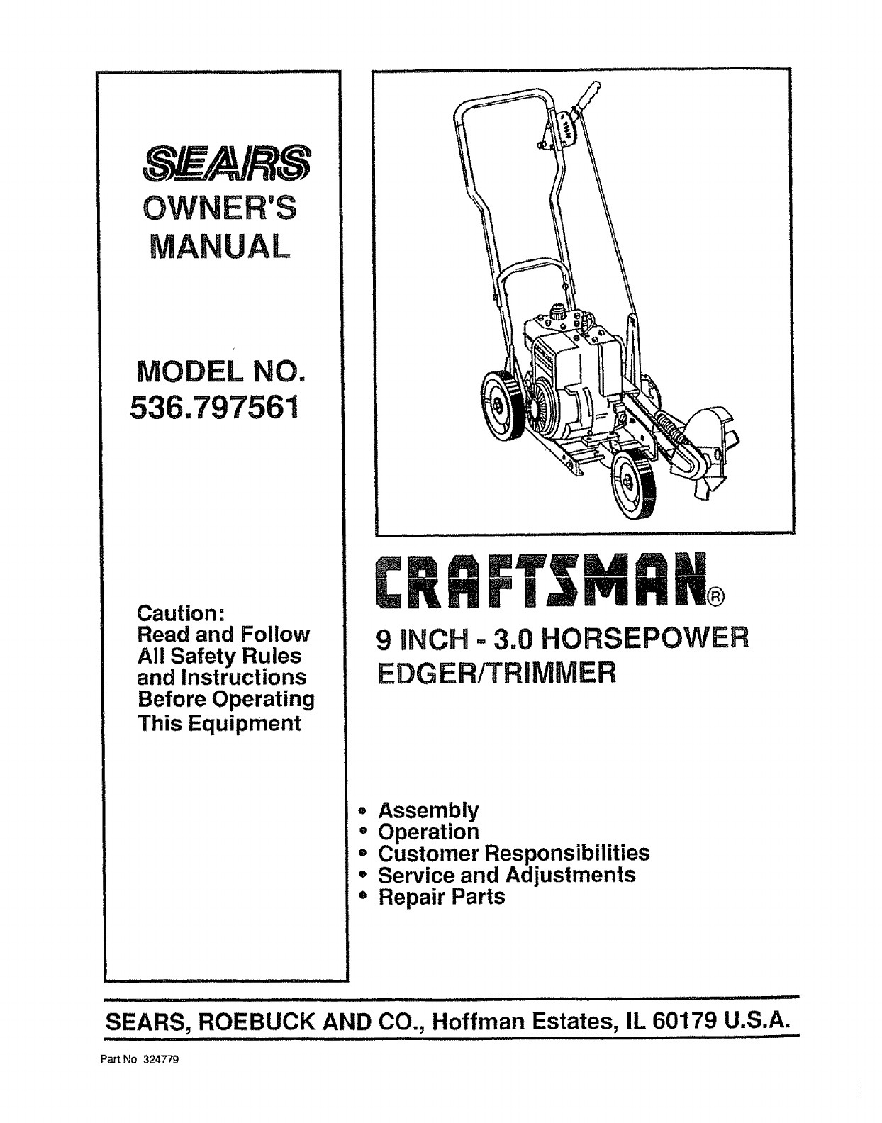 craftsman edge trimmer