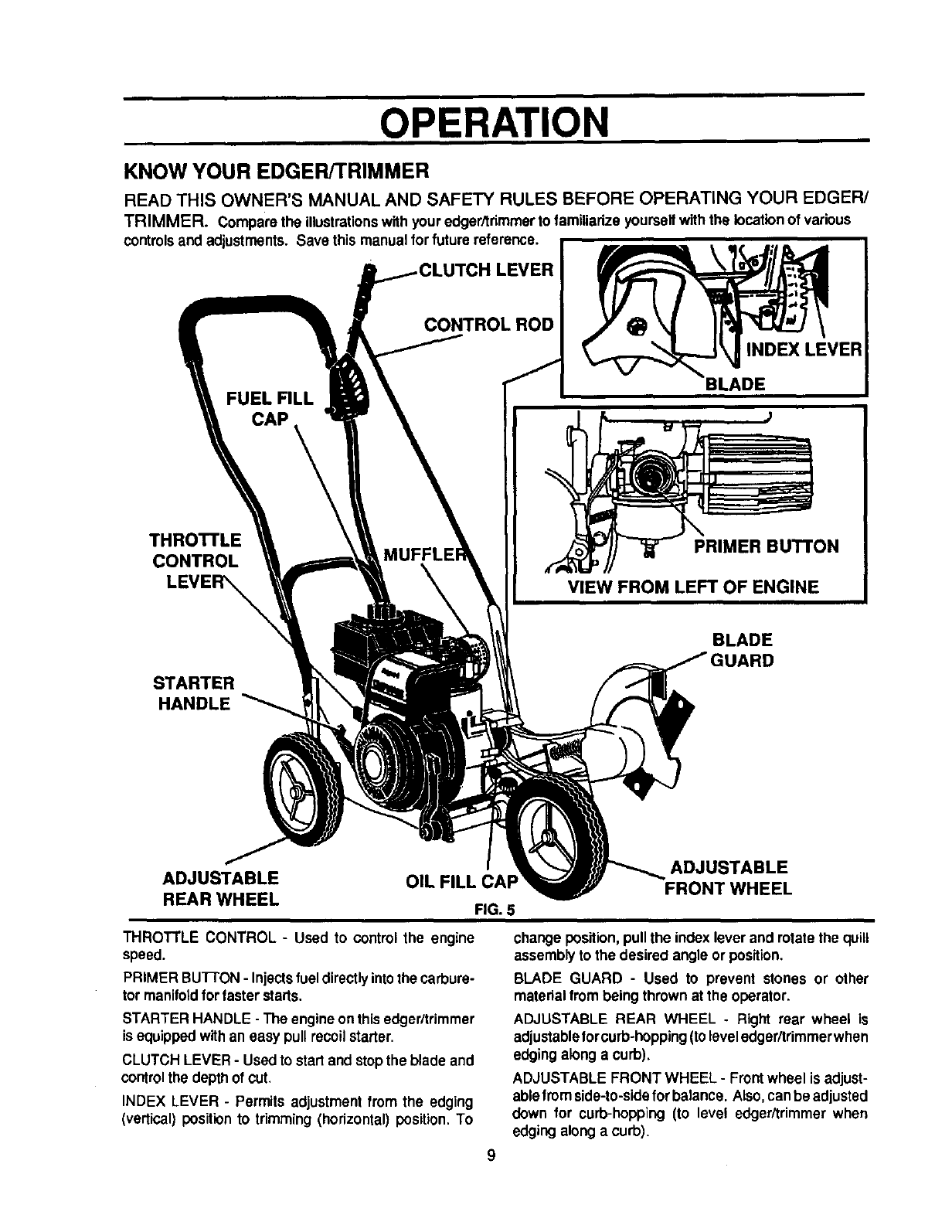 Craftsman 536797571 User Manual EDGER Manuals And Guides L0204040