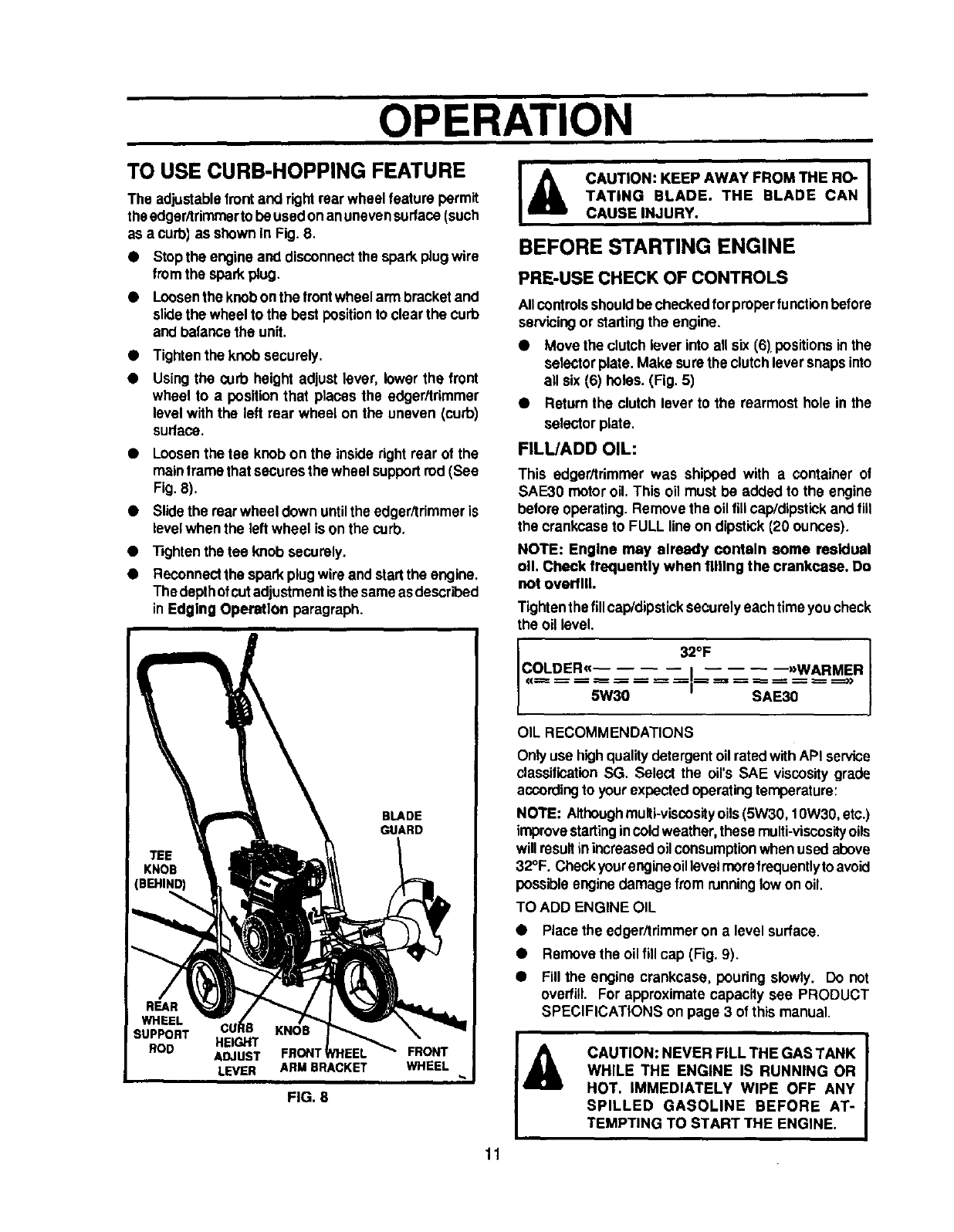 Craftsman 536797571 User Manual Edger Manuals And Guides L0204040 7936