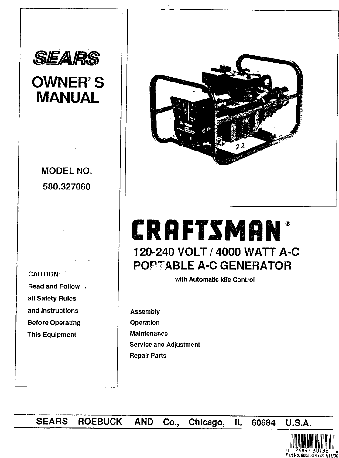 Generator manual. Генератор owner's manual. Craftsman Generator. Manual for model l 630 фильтр. Craftsman Generator Promo.