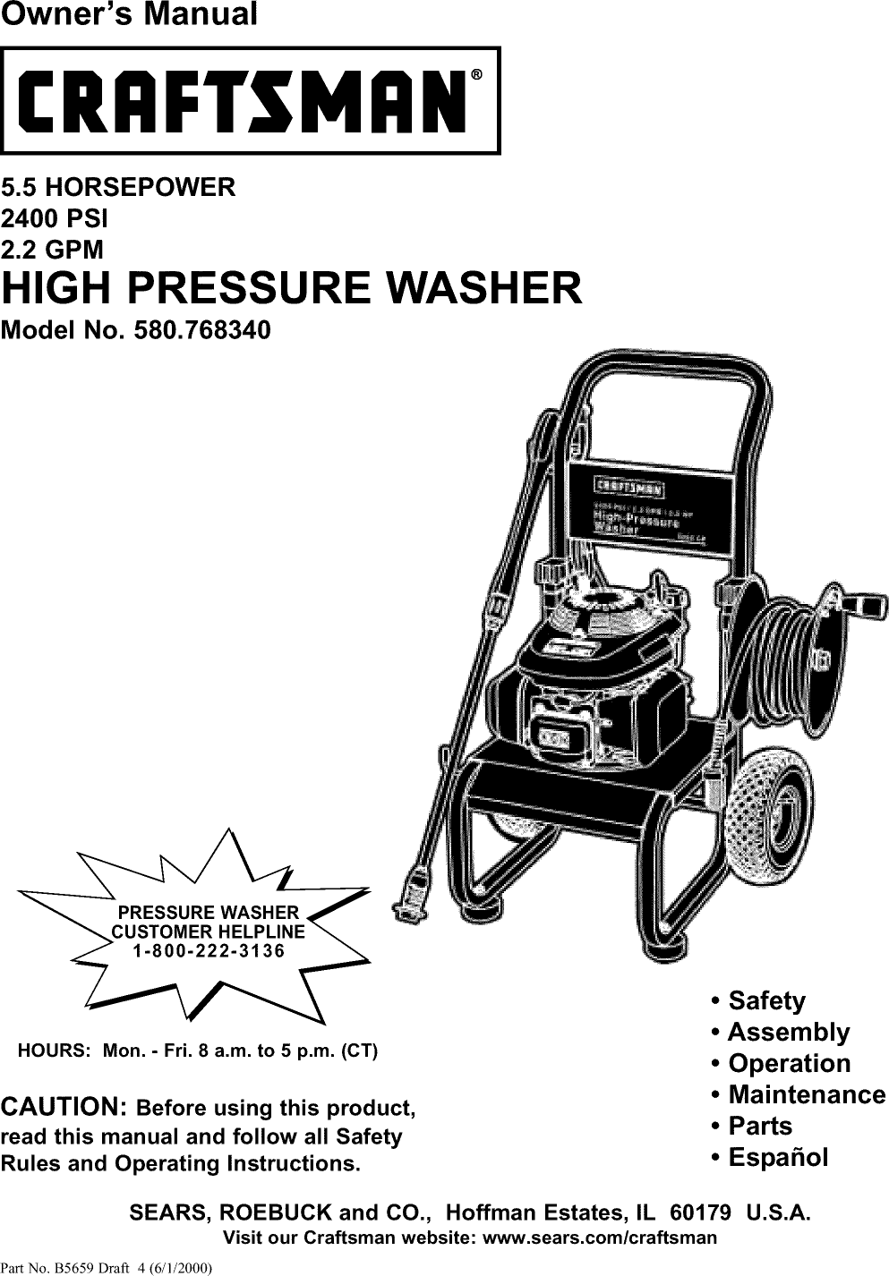 craftsman-580768340-user-manual-pressure-washer-manuals-and-guides-l0209031