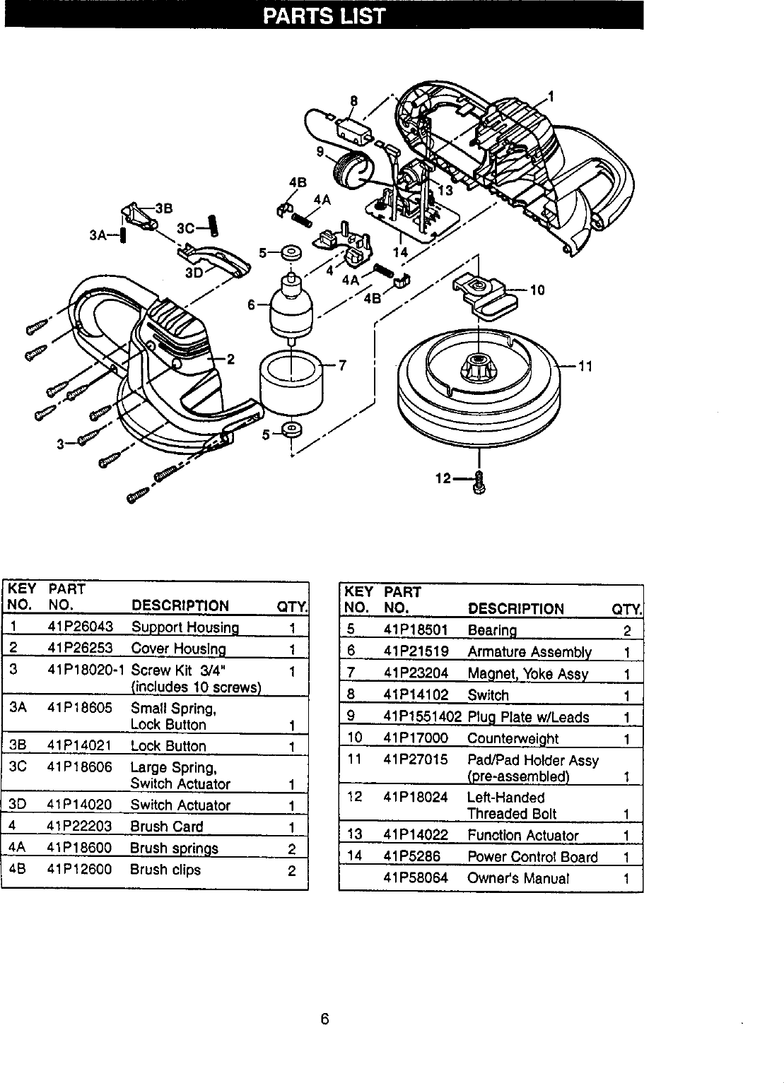 Page 6 of 7 - Craftsman 646106791 User Manual  BUFFER/POLISHER SYSTEM - Manuals And Guides L0020228
