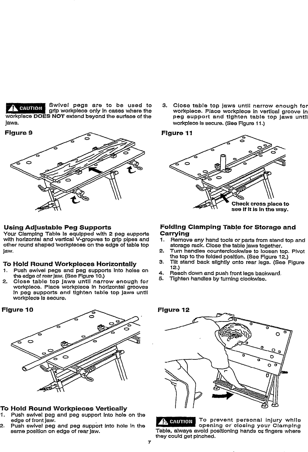 Page 7 of 10 - Craftsman 695657960 User Manual  WORKBENCH - Manuals And Guides L0809503