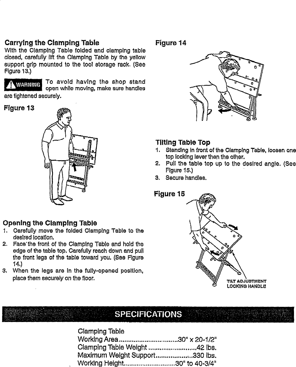 Page 8 of 10 - Craftsman 695657960 User Manual  WORKBENCH - Manuals And Guides L0809503