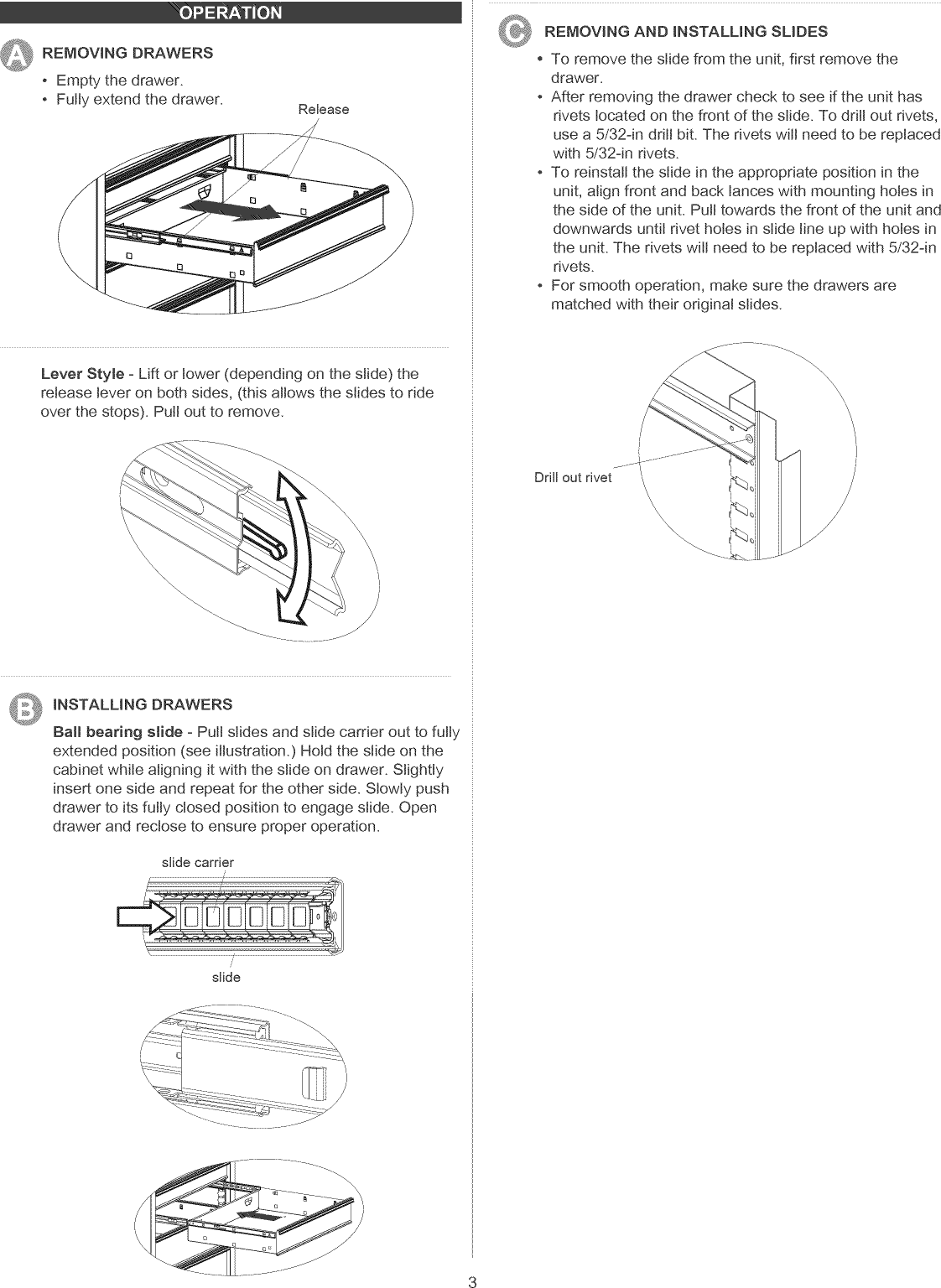 Page 3 of 8 - Craftsman 706024000 User Manual  TOOL CHEST - Manuals And Guides 1309057L