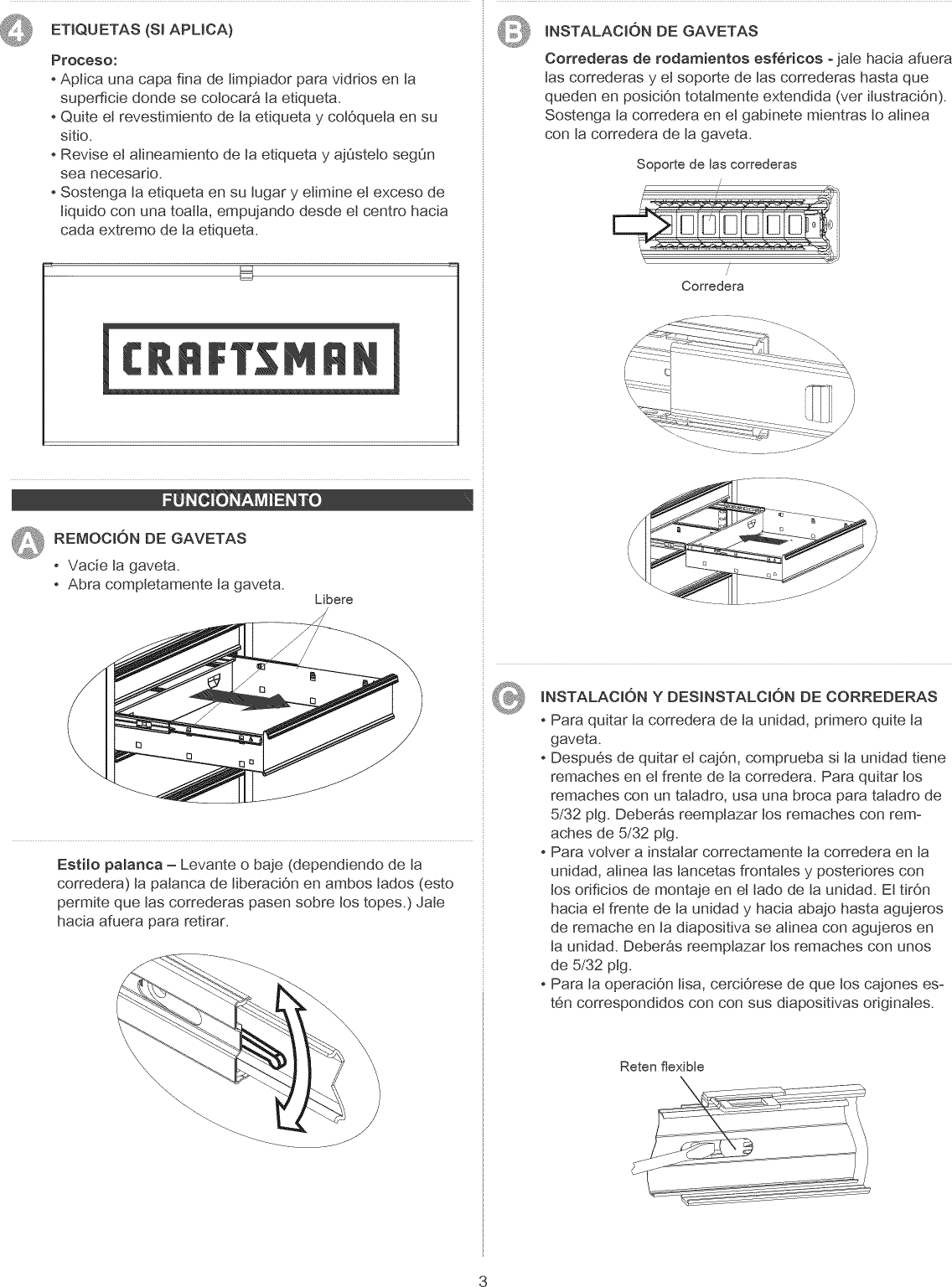 Page 7 of 8 - Craftsman 706029160 1302286L User Manual  TOOL CHEST - Manuals And Guides