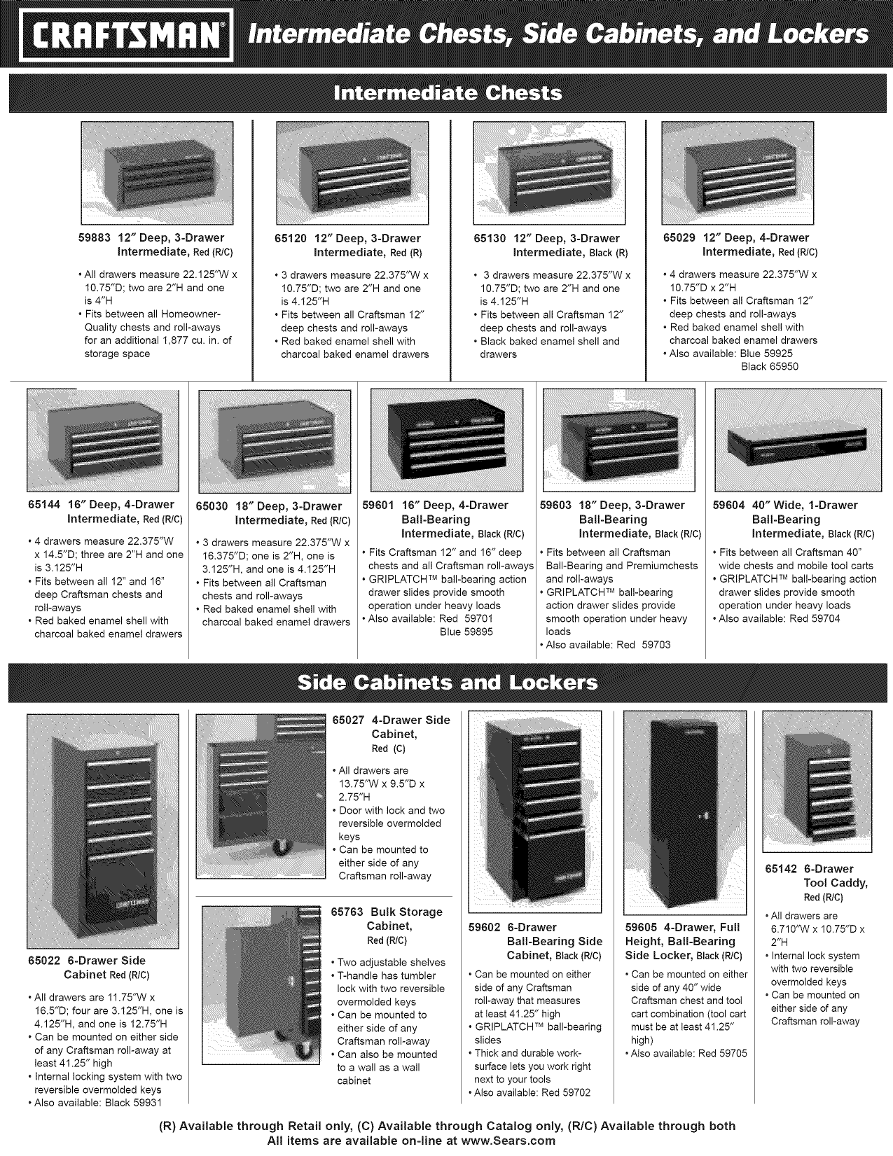 Page 4 of 4 - Craftsman 706132470 User Manual  TOOL DRAWER - Manuals And Guides L1002164