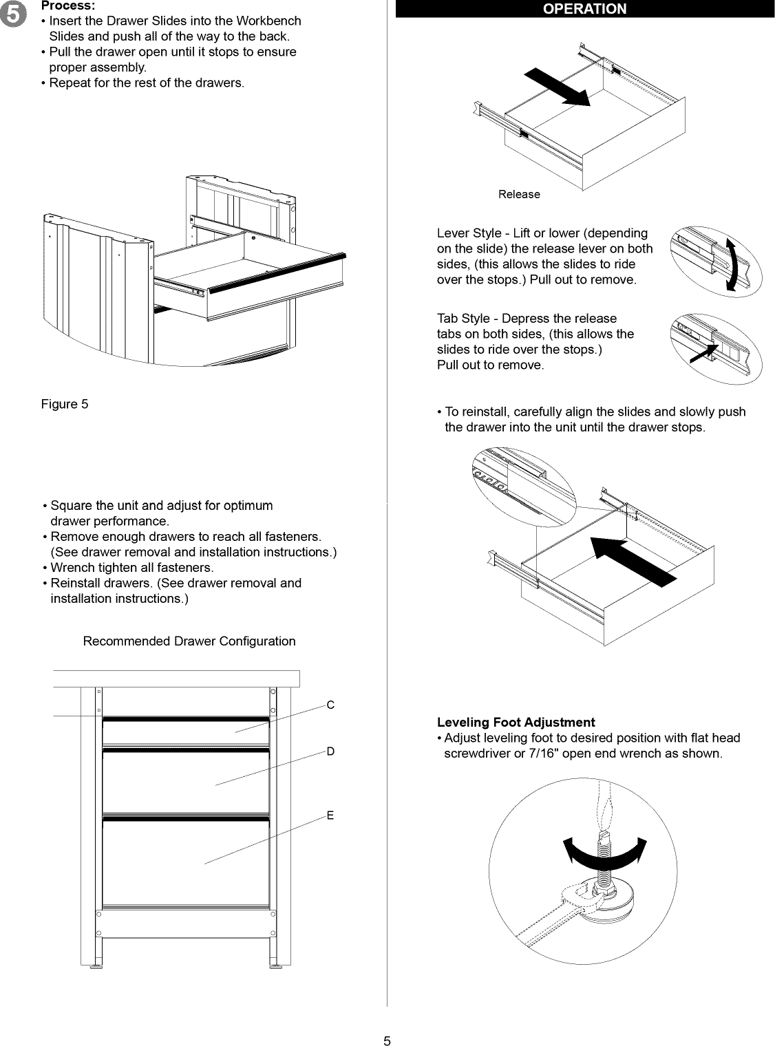 Page 5 of 10 - Craftsman 706149260 1108813L User Manual  3 DRAWER ACCESSORY - Manuals And Guides