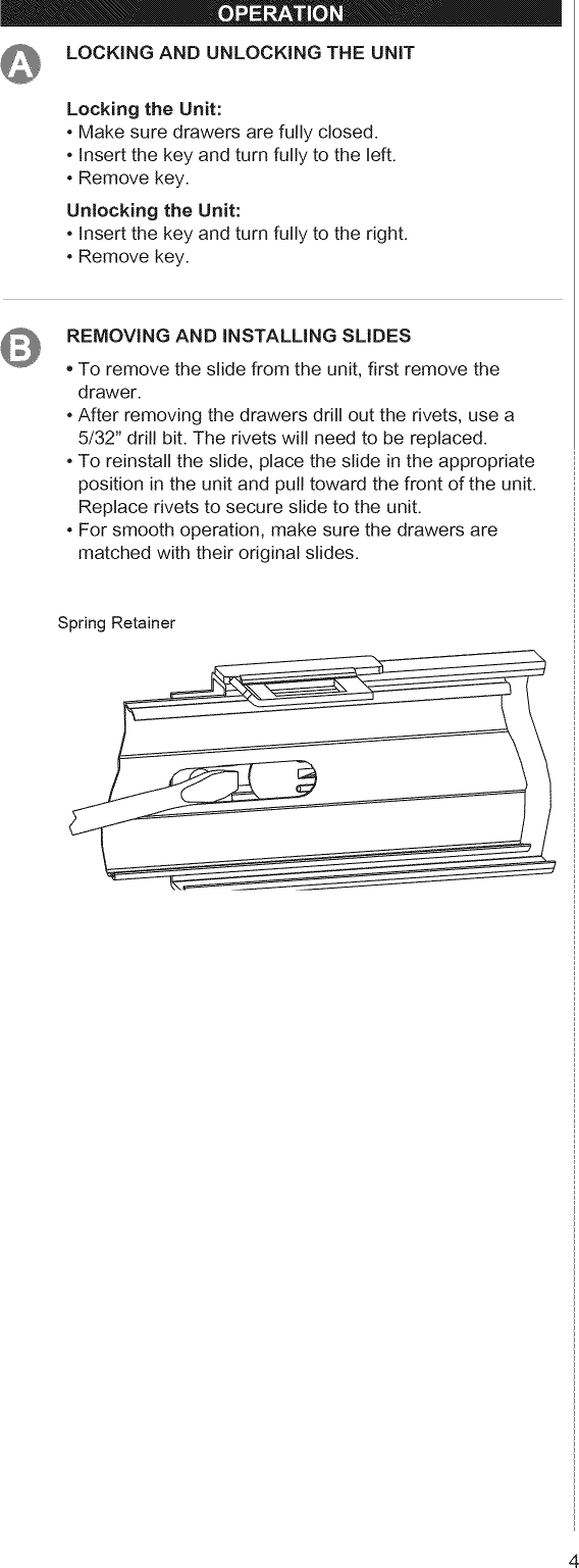 Page 4 of 8 - Craftsman 706210110 User Manual  TOOL CHEST - Manuals And Guides 1501204L