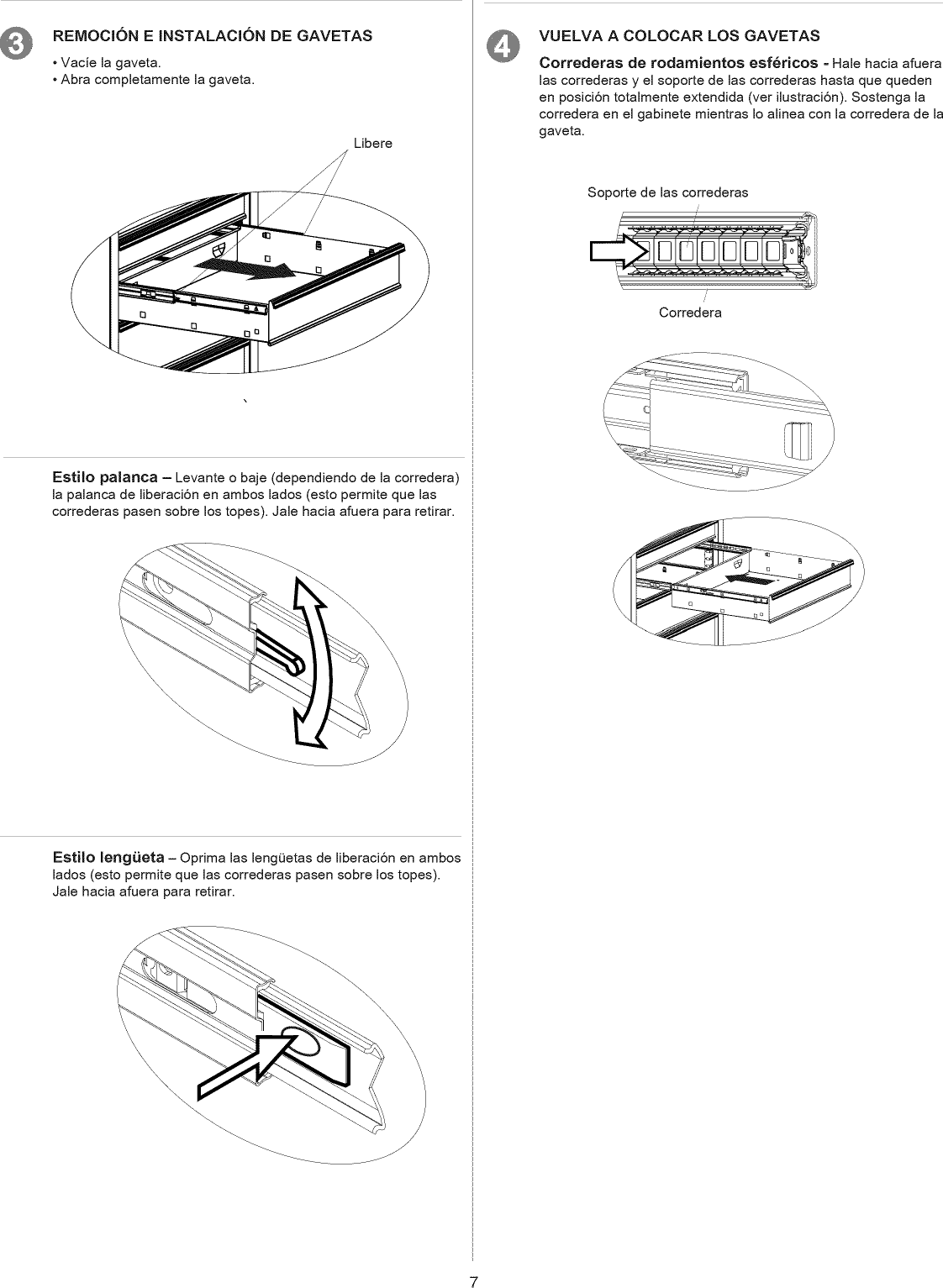 Page 7 of 8 - Craftsman 706210110 User Manual  TOOL CHEST - Manuals And Guides 1501204L