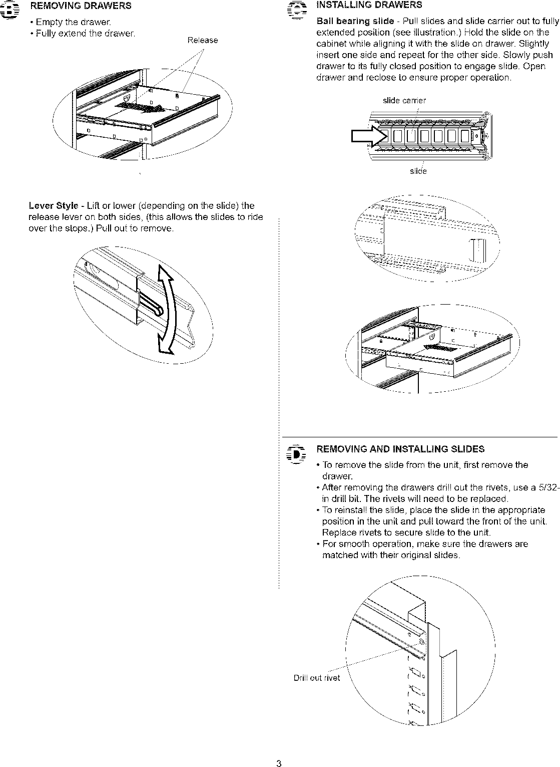 Page 4 of 8 - Craftsman 706335090 User Manual  TOOL CHEST - Manuals And Guides 1501208L
