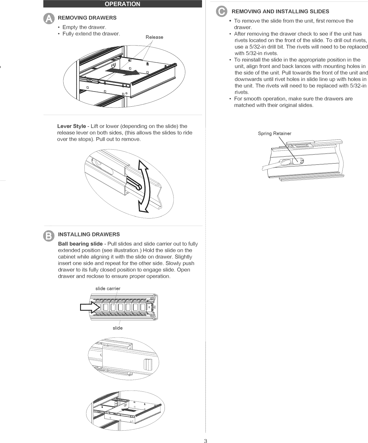 Page 3 of 8 - Craftsman 706461080 User Manual  TOOL CHEST - Manuals And Guides 1502188L
