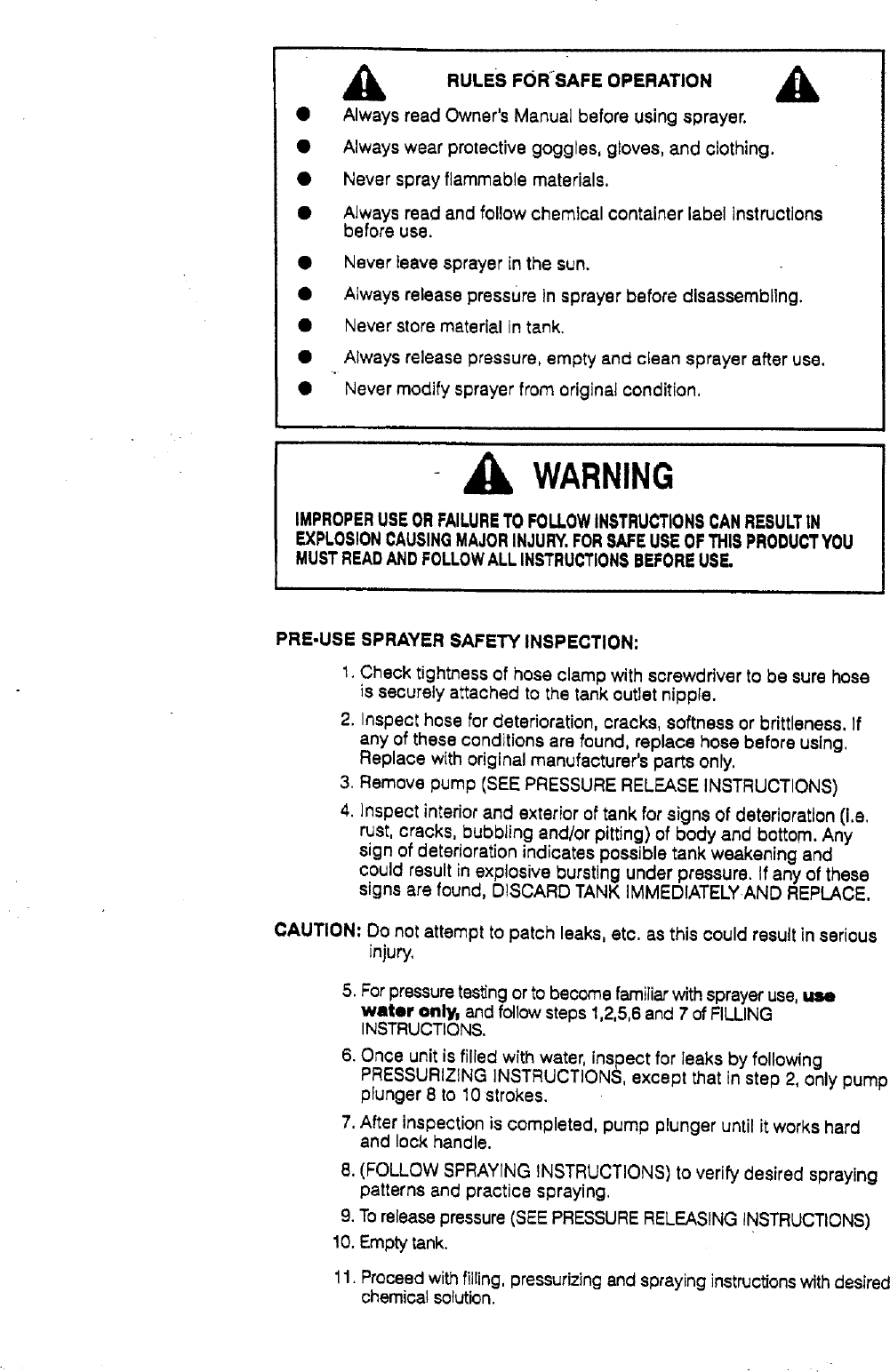 Page 2 of 6 - Craftsman 78615160 User Manual  SPRAY 2.0 GALLON - Manuals And Guides L0803447