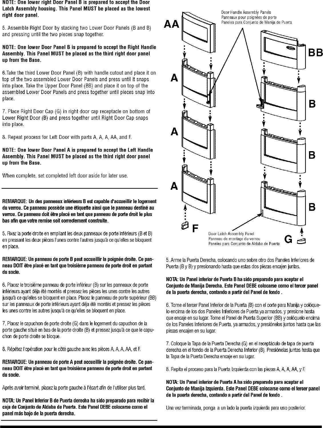 Page 3 of 12 - Craftsman 79965021 User Manual  VERTICAL GARDEN SHED - Manuals And Guides L0604849