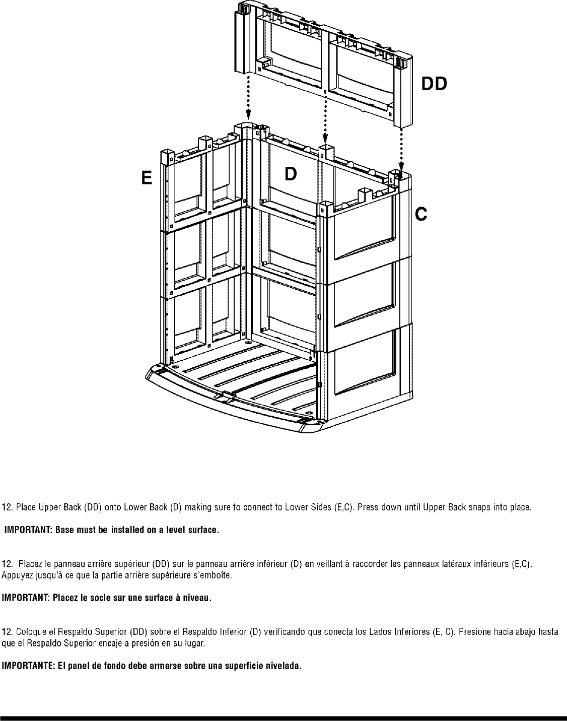 Page 5 of 12 - Craftsman 79965021 User Manual  VERTICAL GARDEN SHED - Manuals And Guides L0604849