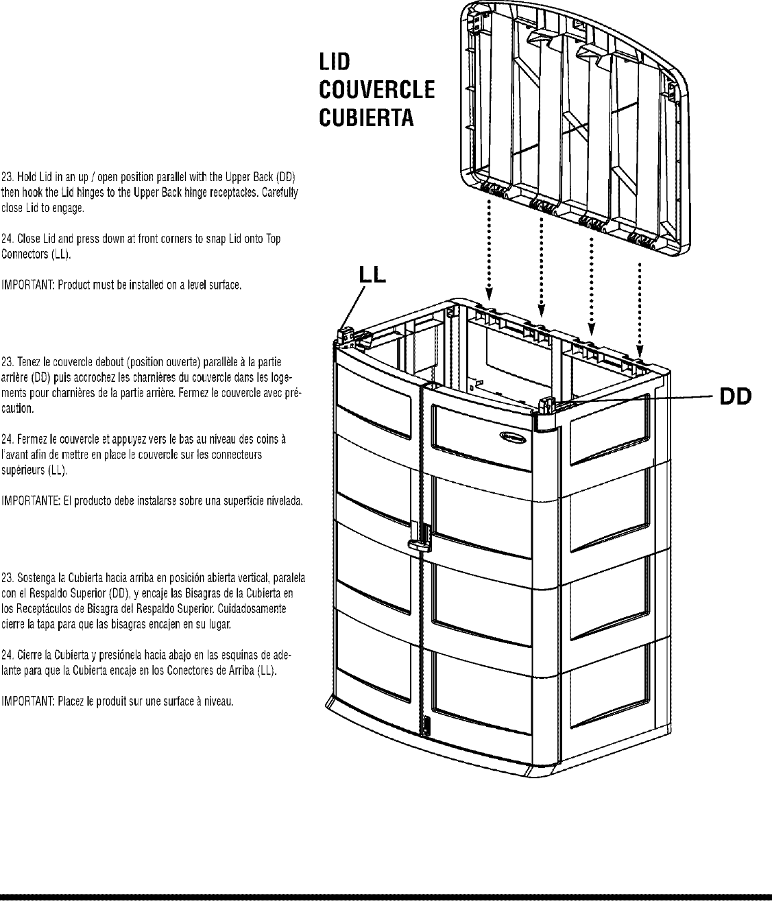Page 9 of 12 - Craftsman 79965021 User Manual  VERTICAL GARDEN SHED - Manuals And Guides L0604849