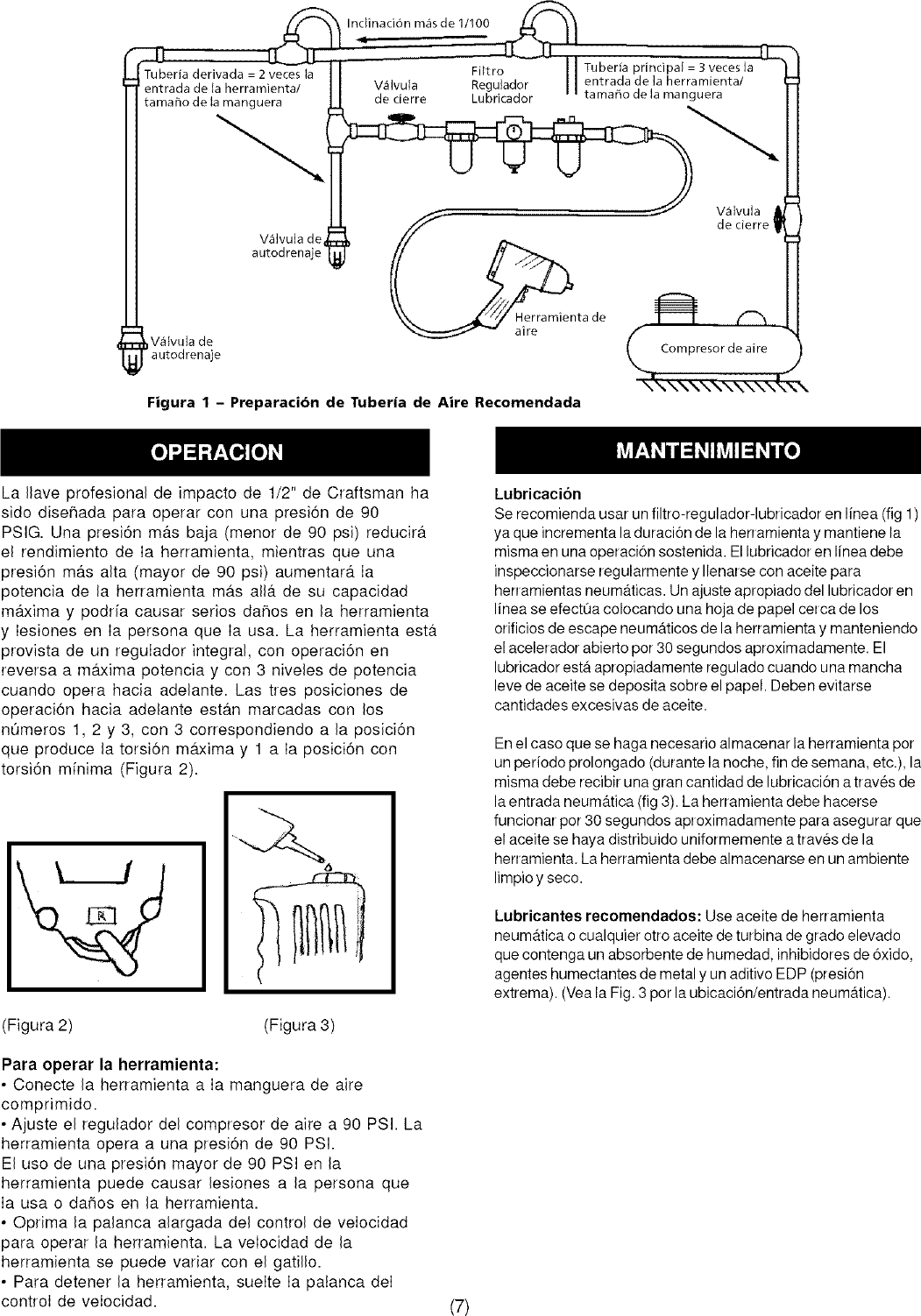 Page 8 of 12 - Craftsman 875198641 User Manual  IMPACT WRENCH - Manuals And Guides L0710608