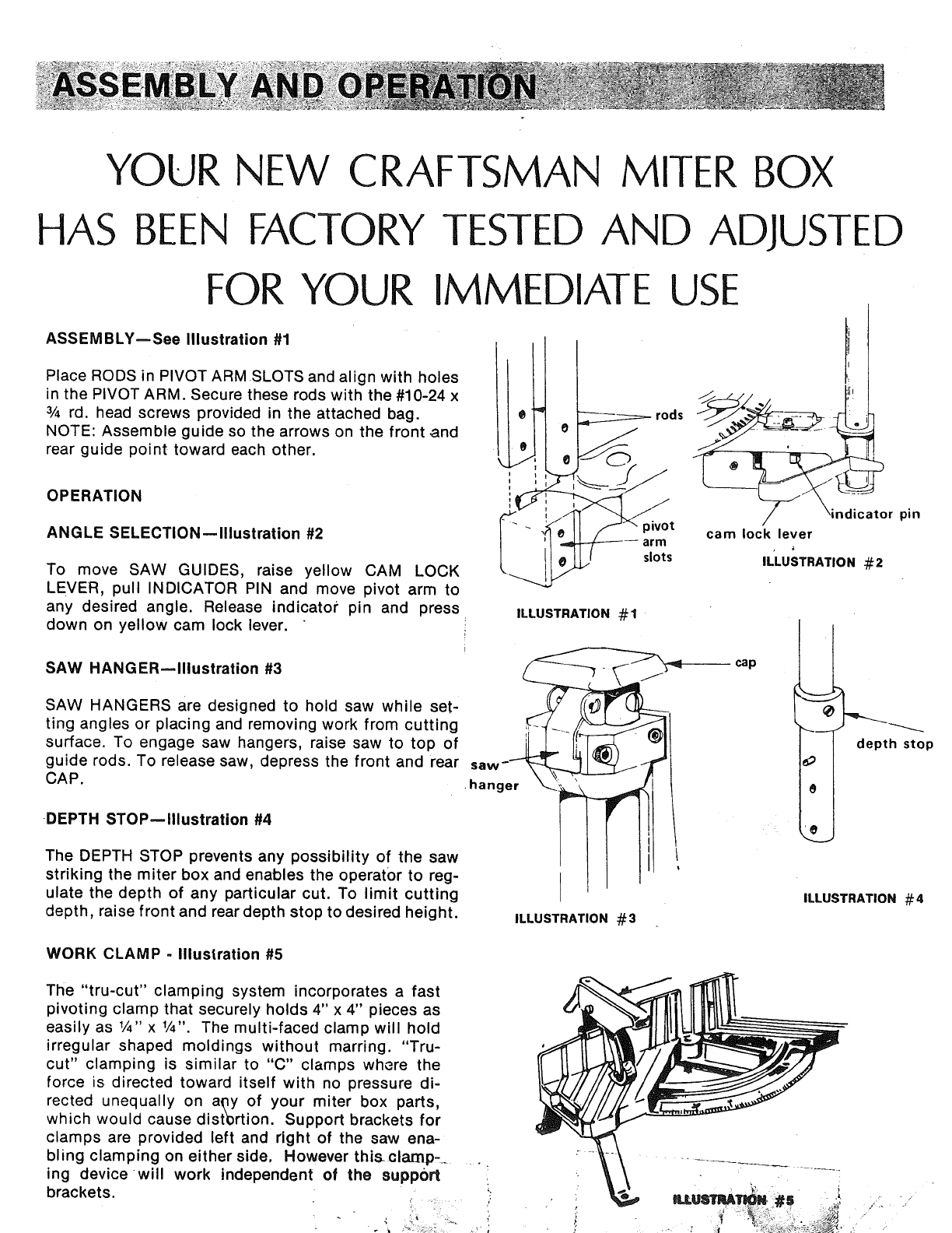 Craftsman 88136505 User Manual MITER BOX Manuals And ...