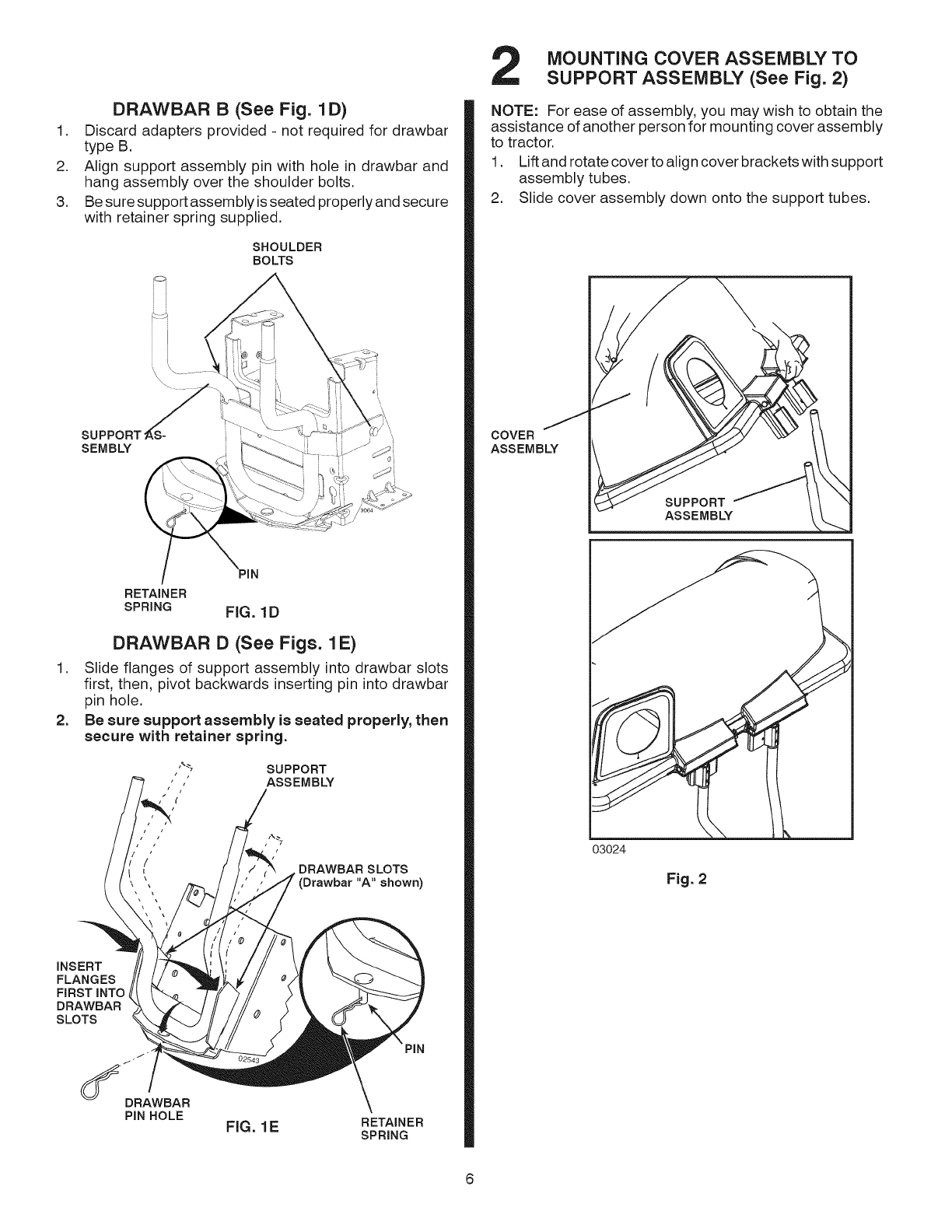 Craftsman 917249160 User Manual GRASS CATCHER Manuals And Guides L0908161
