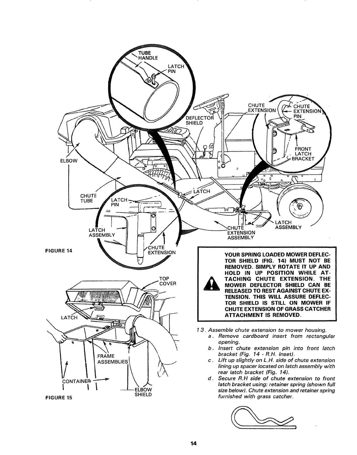 Craftsman 917249393 User Manual GRASS CATCHER Manuals And Guides L0910220