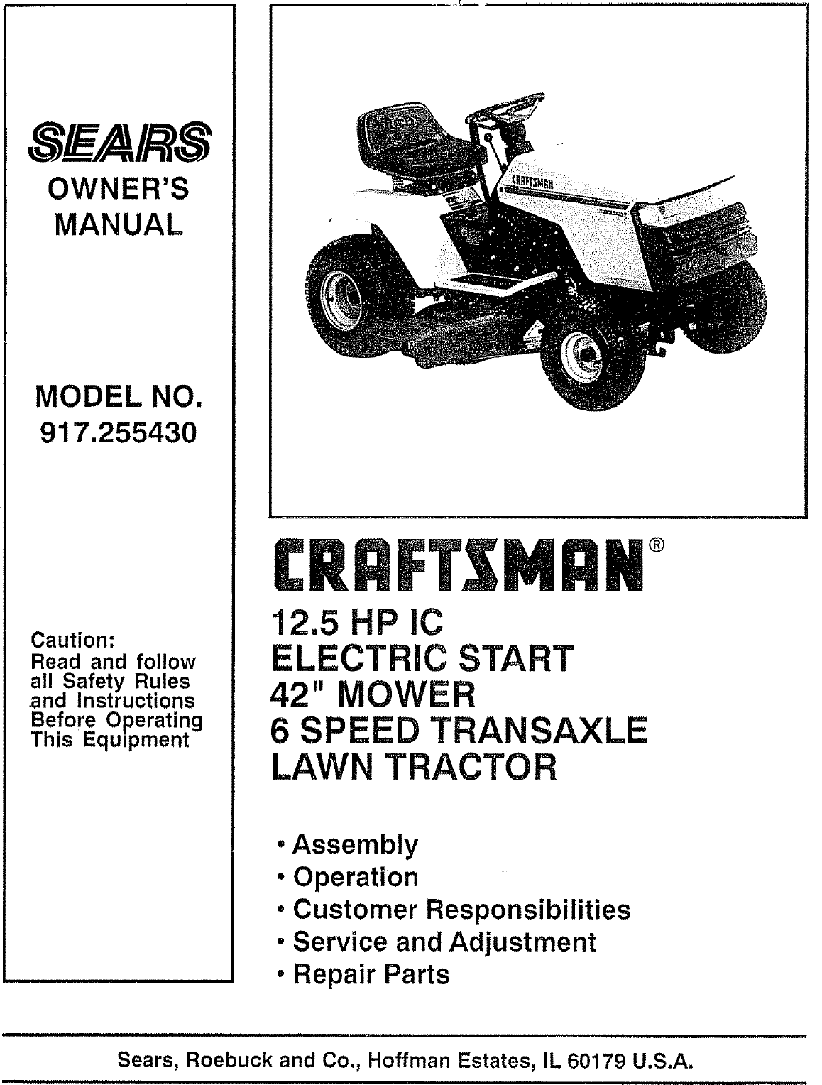 craftsman-917255430-user-manual-tractor-manuals-and-guides-l0708417