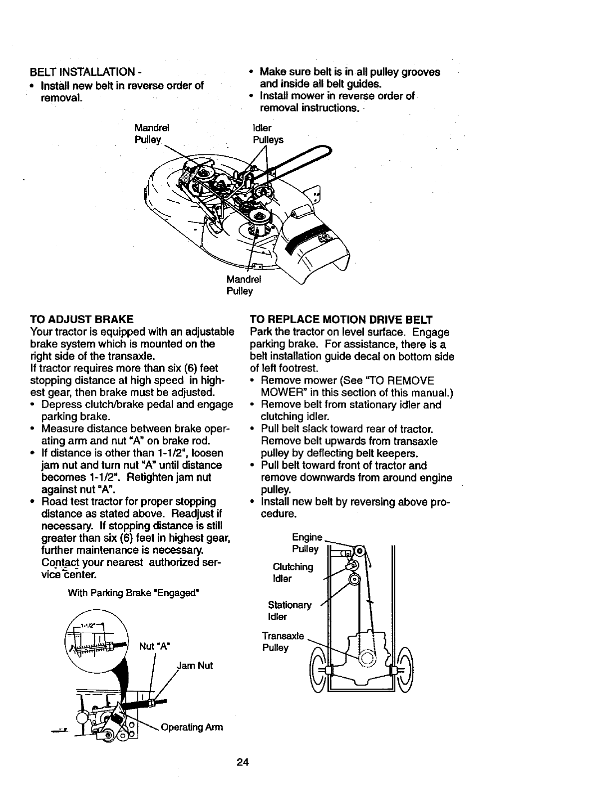 Craftsman Yt 3000 Belt Diagram