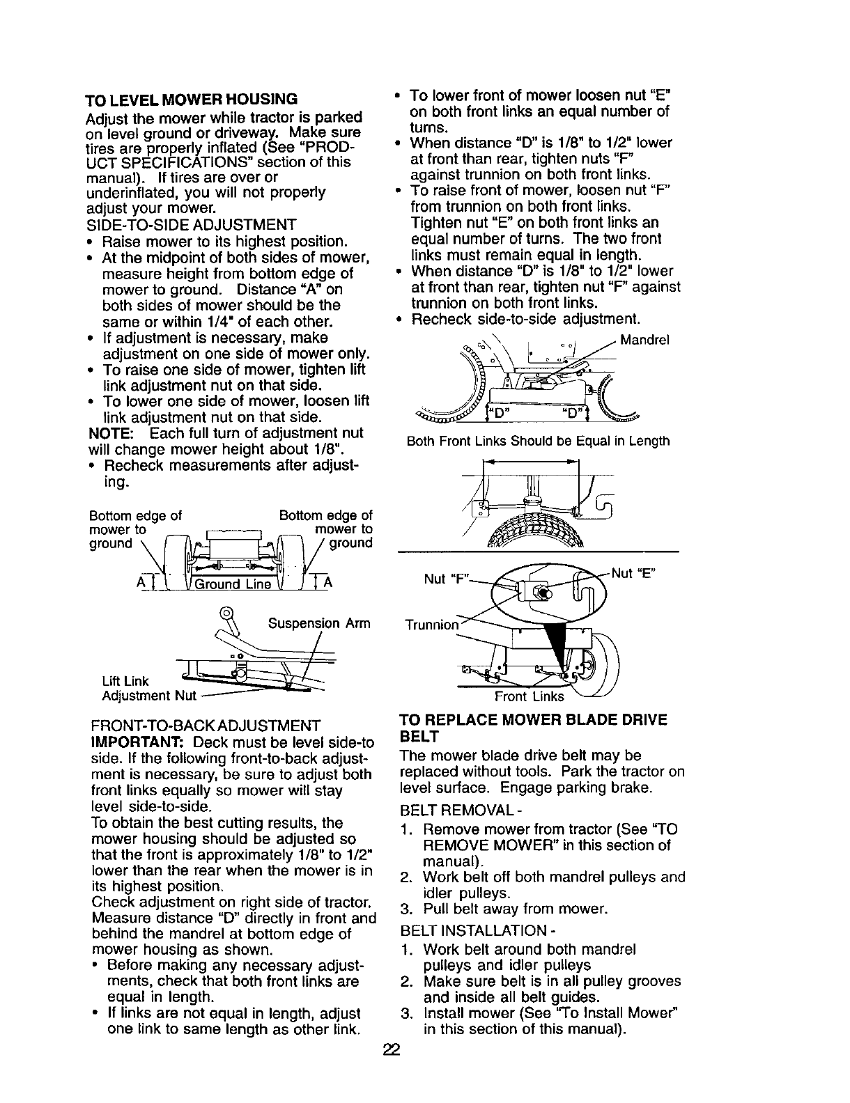 Craftsman 917271652 User Manual LAWN TRACTOR Manuals And Guides L0203164