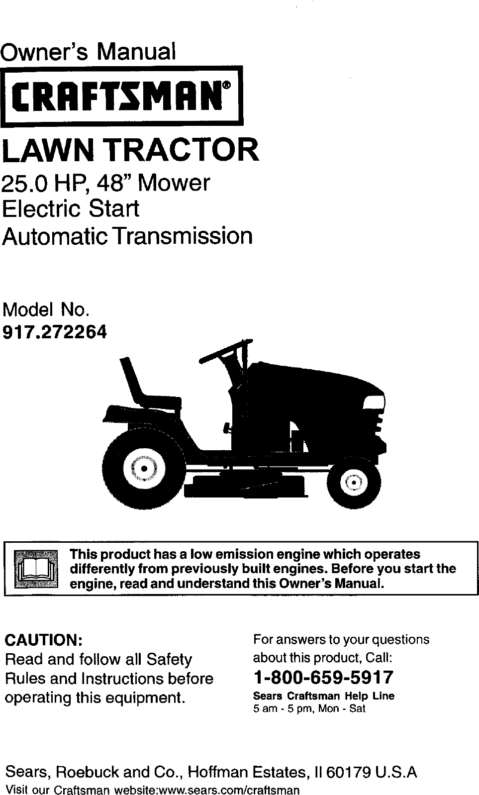 Manual Lawn Tractor Manuals