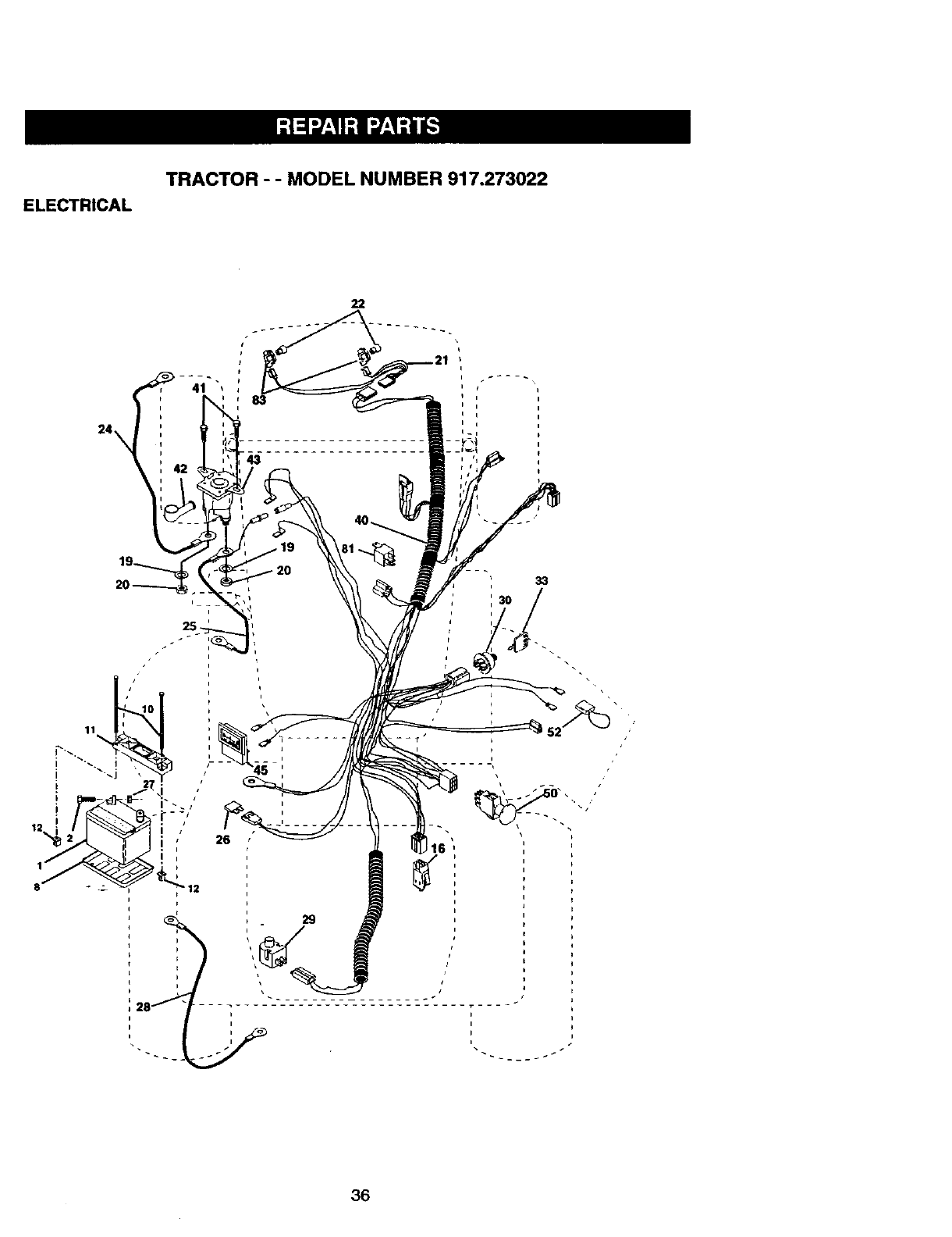 Craftsman 917273022 User Manual TRACTOR Manuals And Guides 98100097