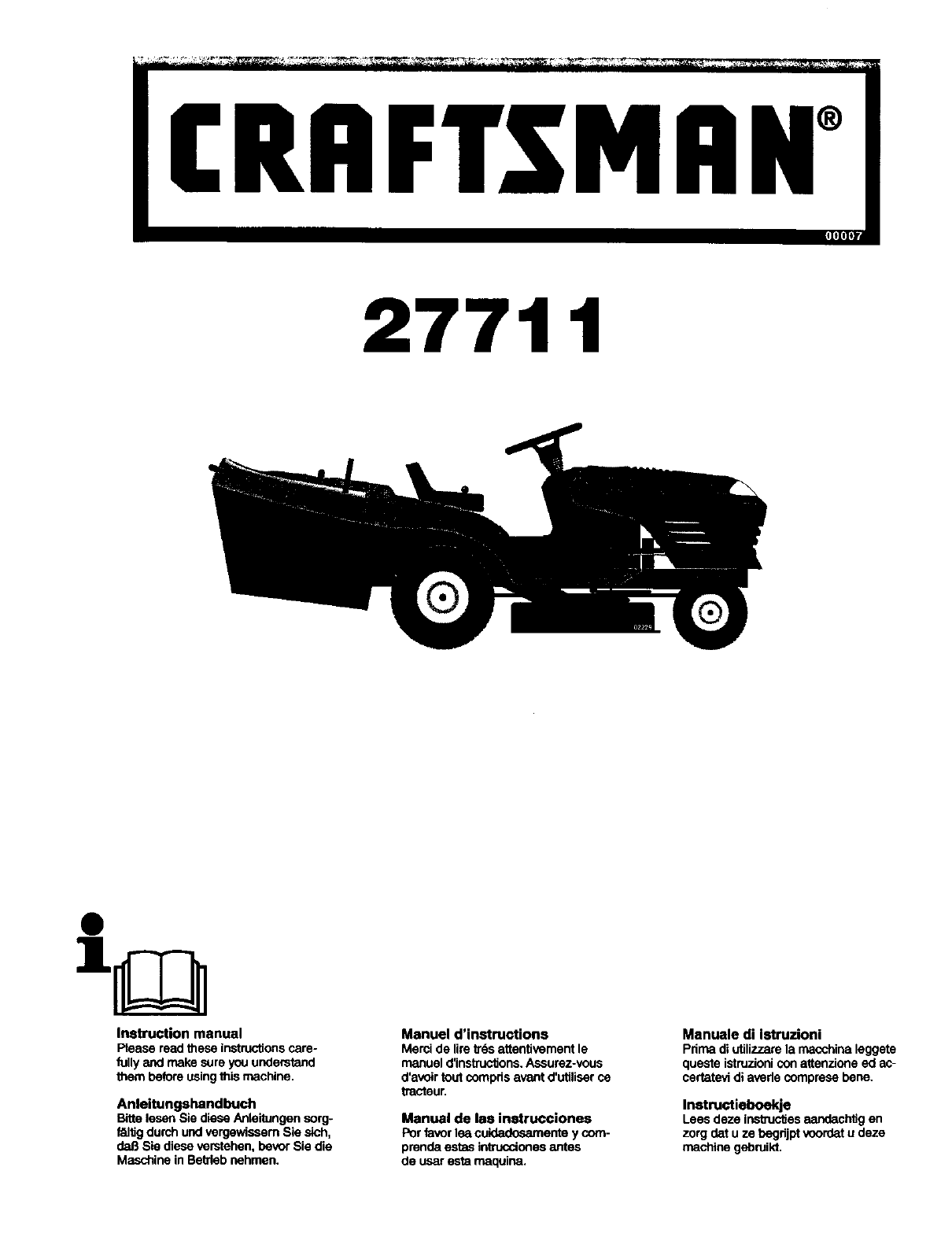 Craftsman 917277111 User Manual Lawn Tractor Manuals And Guides