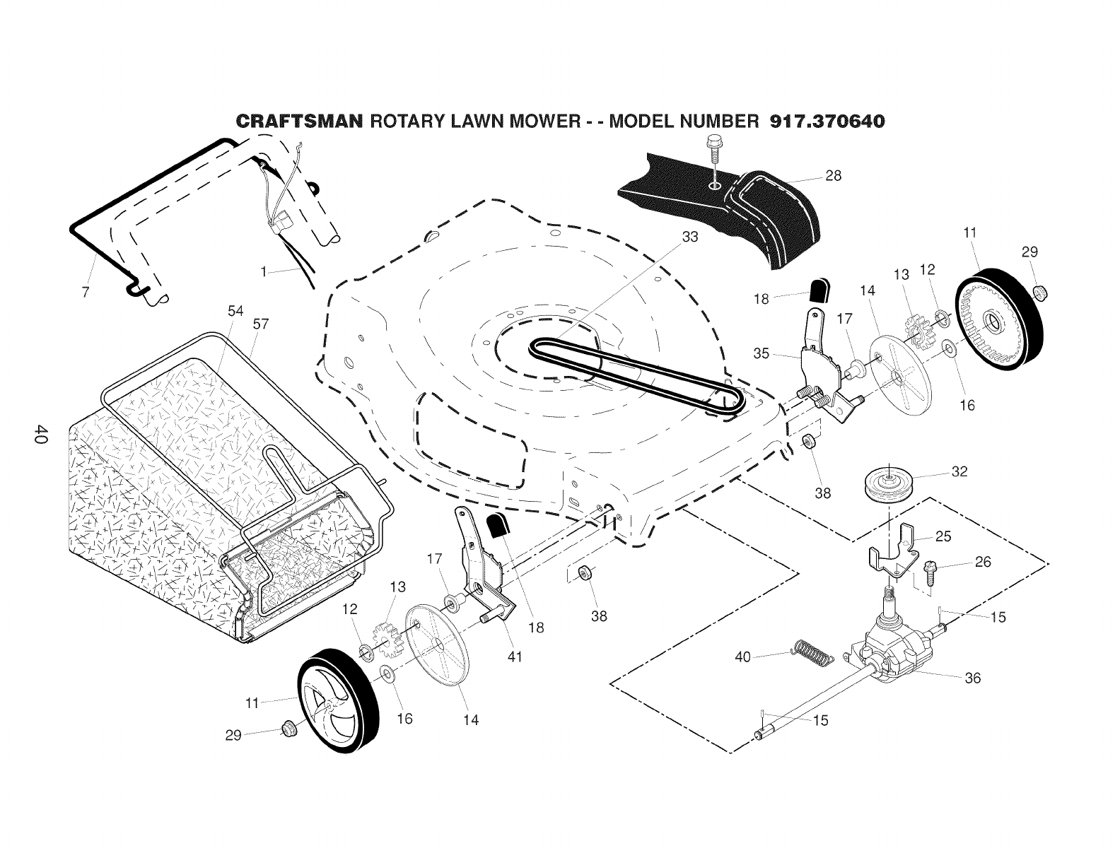 Craftsman 917370640 User Manual MOWER Manuals And Guides 1106309L